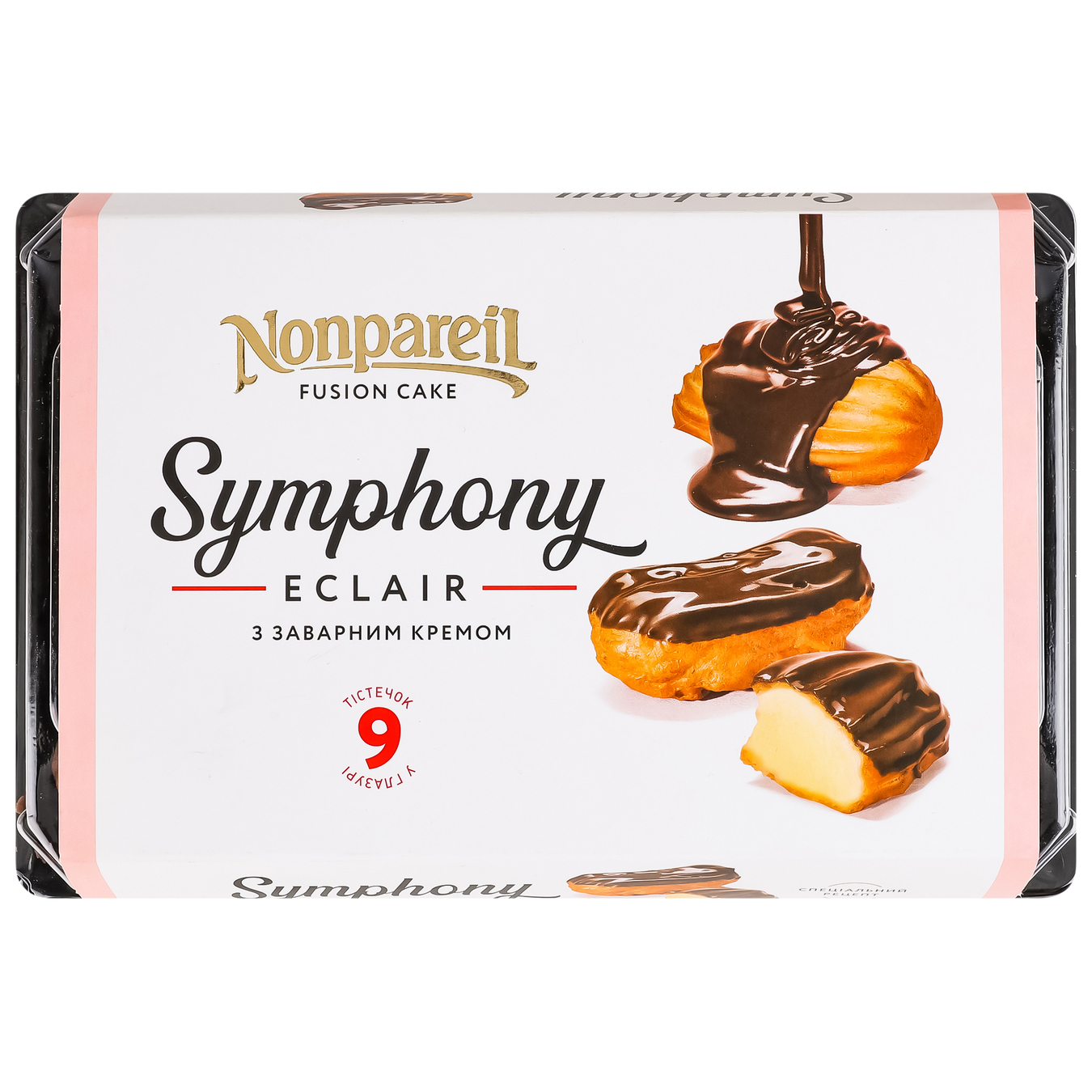 Cake Eclairs with custard Symphony Nonpareil 300g