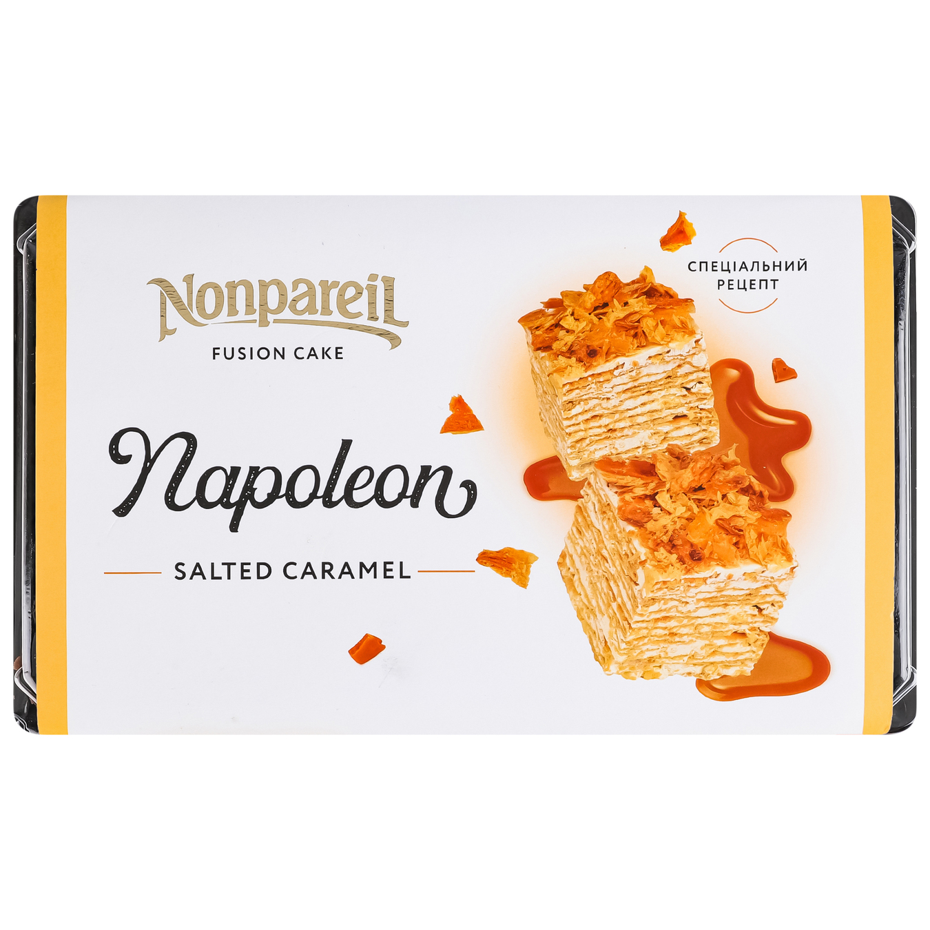 Торт NONPAREIL Наполеон з солоною карамеллю 450г