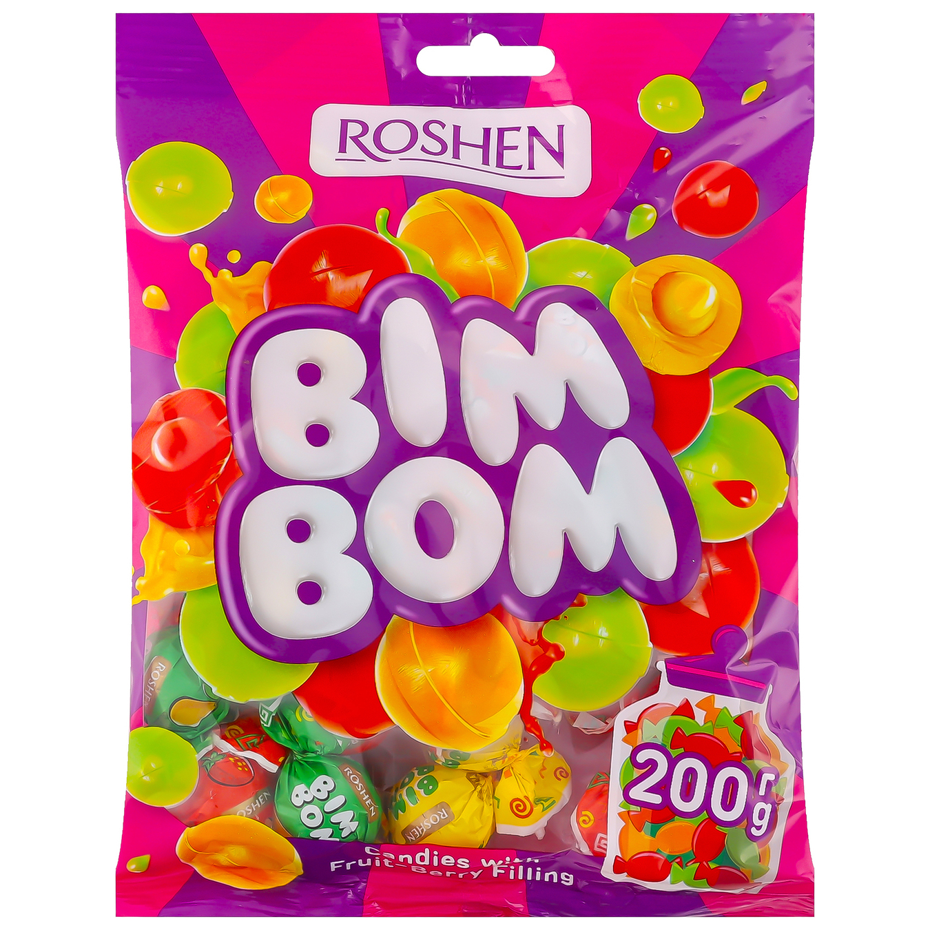 Roshen Bim Bom Caramels Candy 200g
