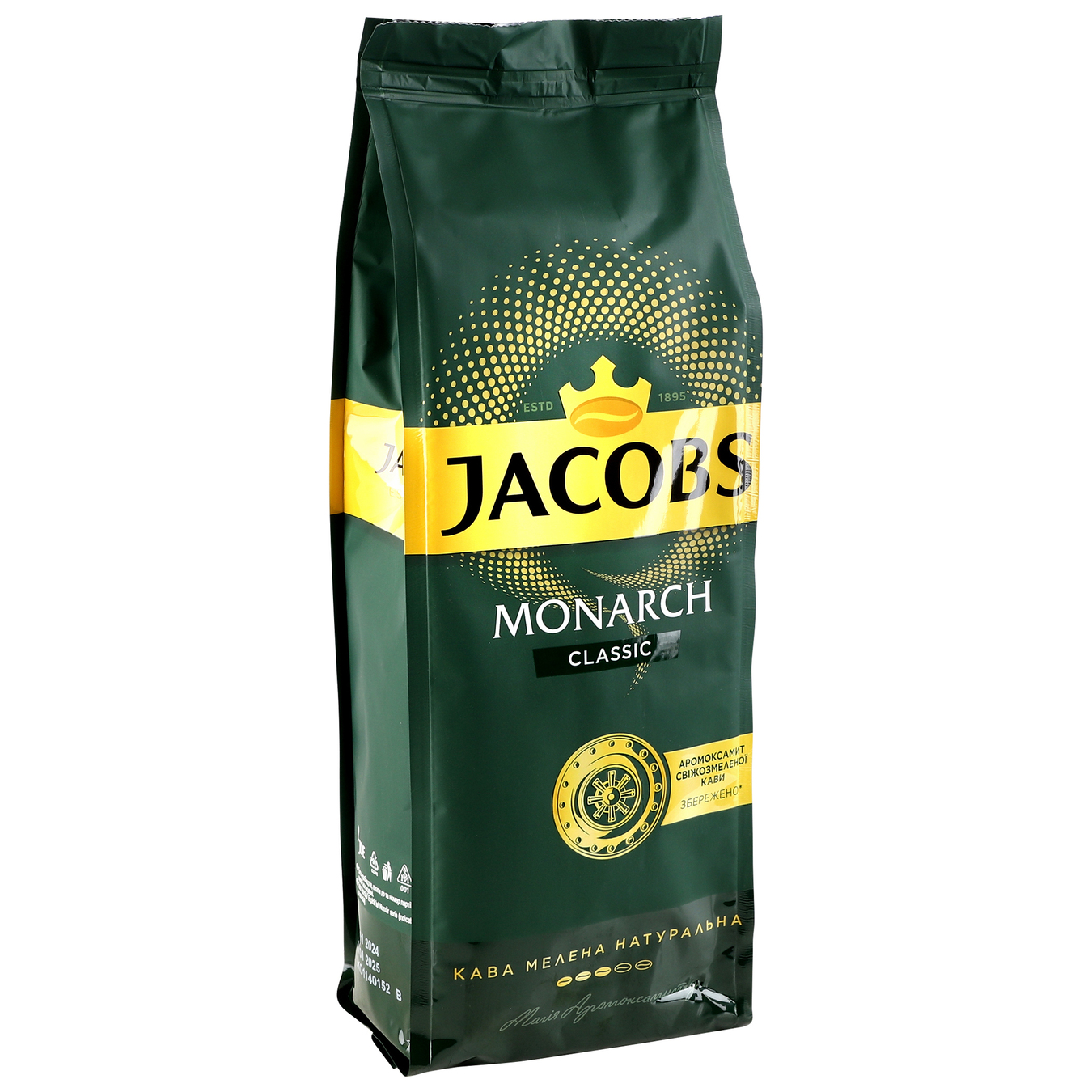 Кофе натуральный JACOBS MONARCH CLASSIC жареный молотый 400г 2