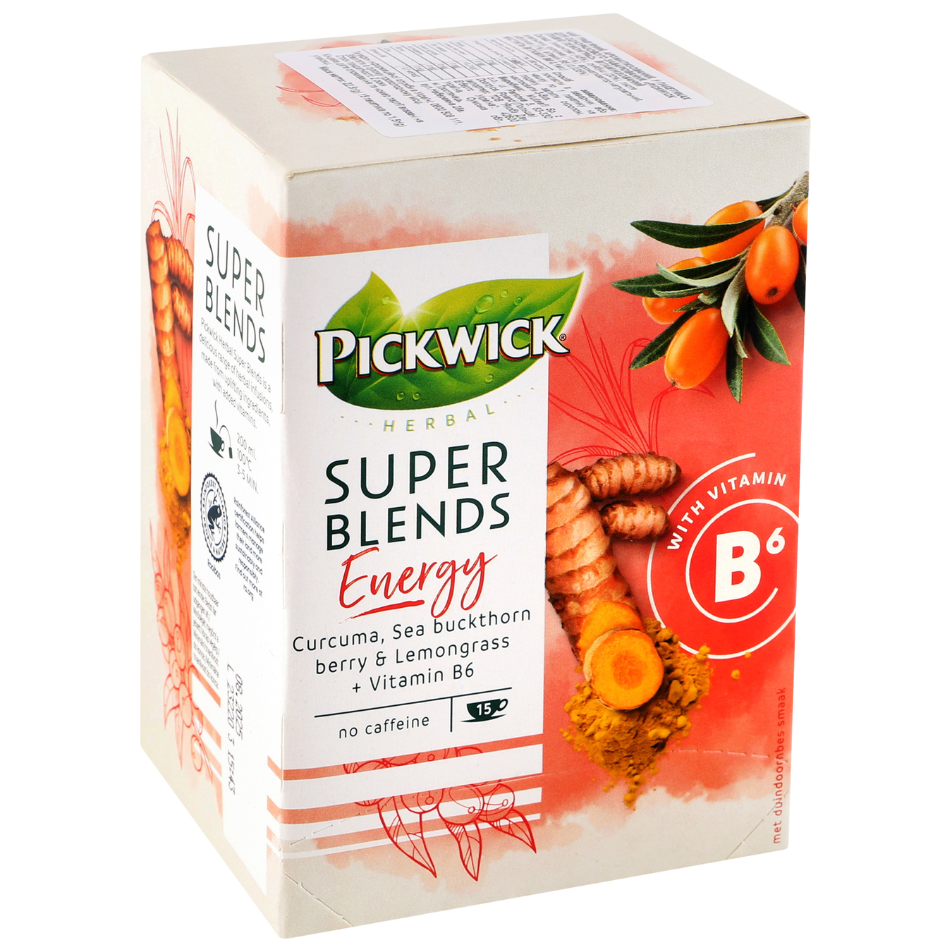 Herbal tea Pickwick Energy 15*1.5g 7