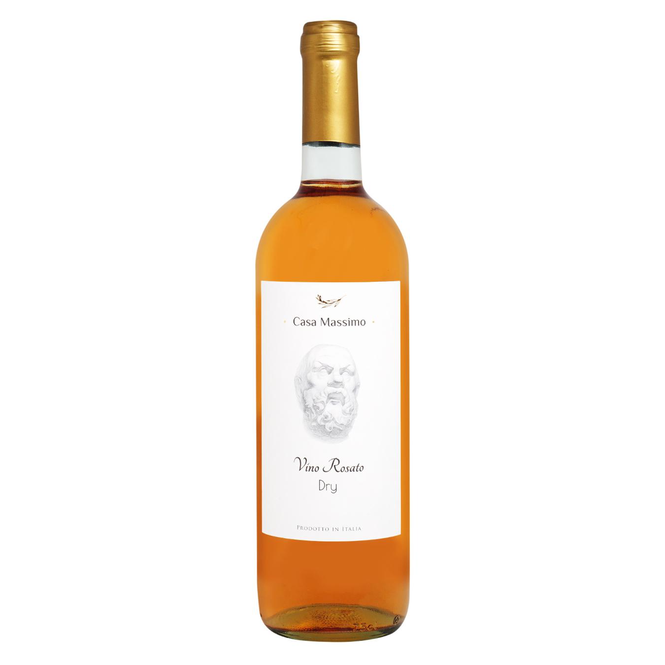 Вино Casa Massimo Rosato розовое сухое 10,5% 0,75л