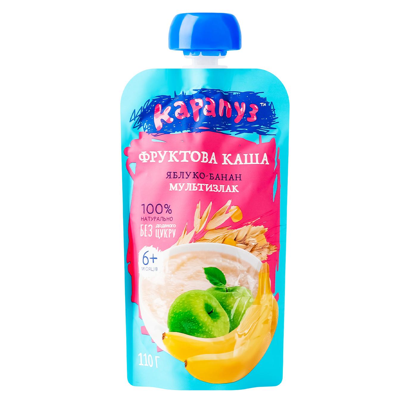 Karapuz puree without sugar from apples and mangoes with oatmeal 110g