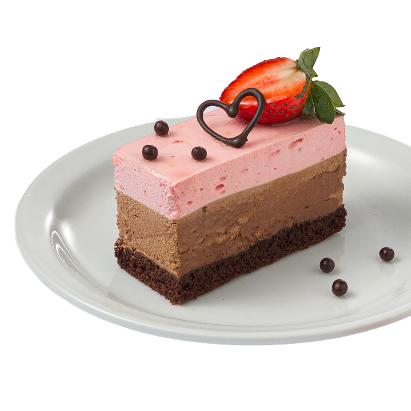Strawberry-chocolate cake 1psc 150g