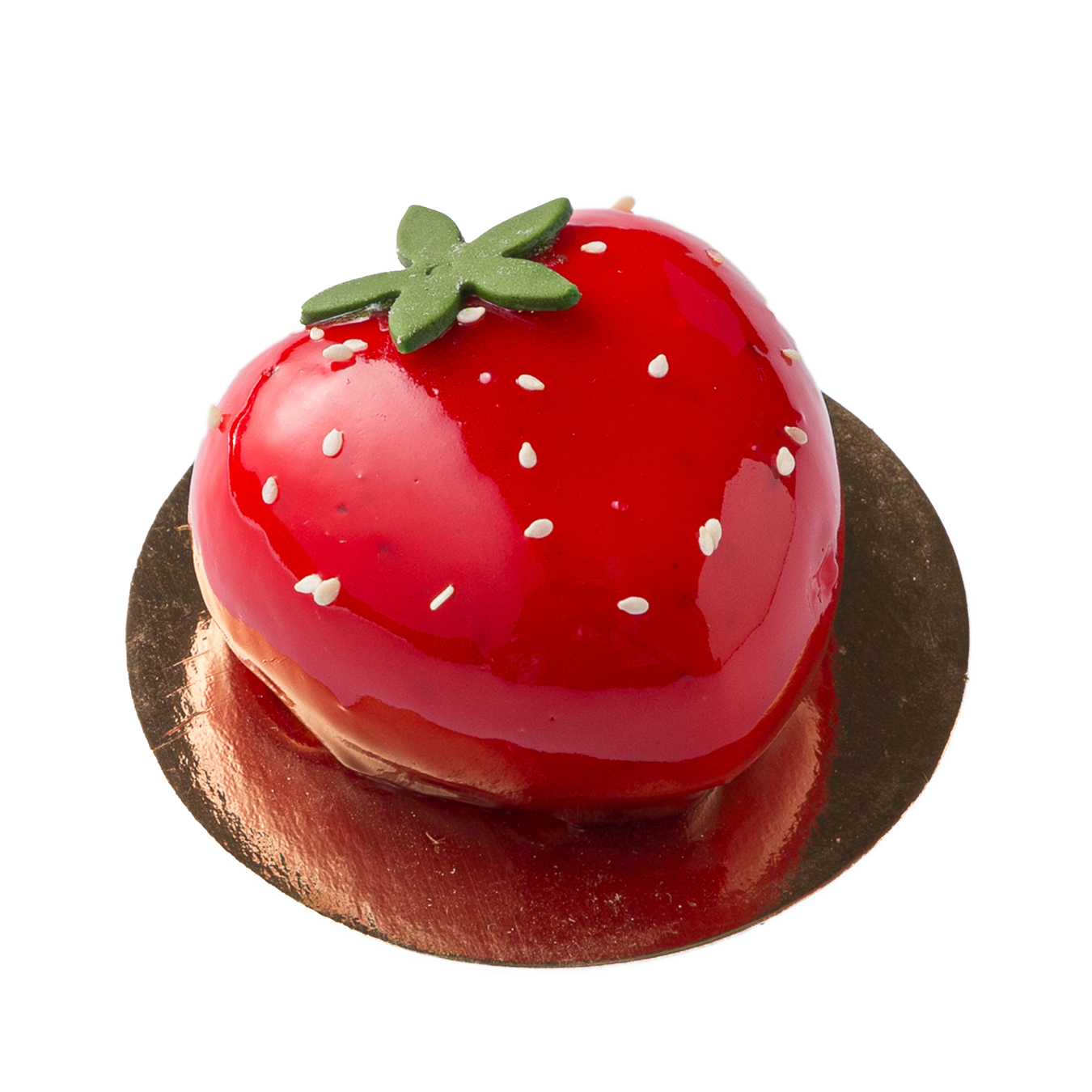Strawberry cake with raspberry jelly in assortment 1pc 90g 2