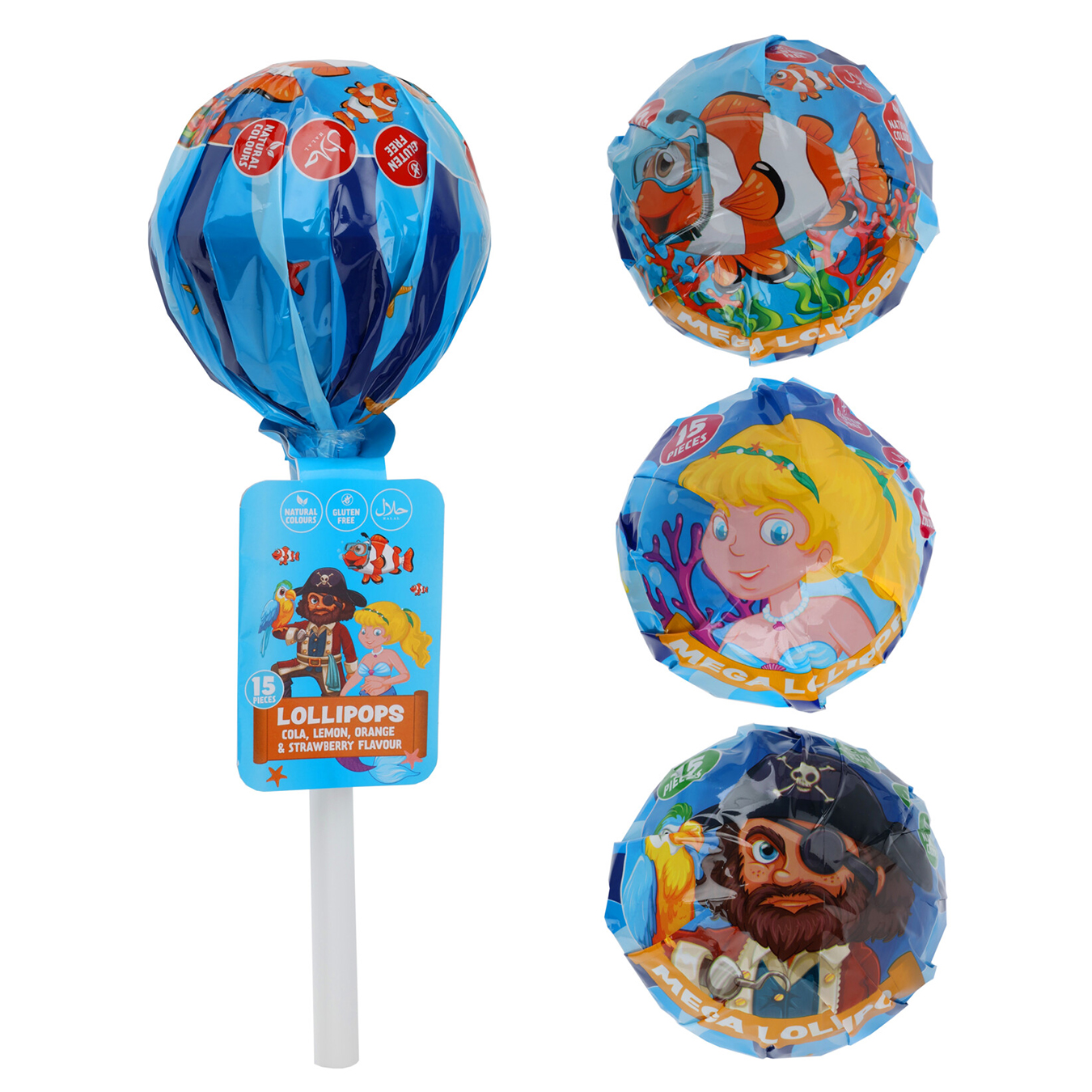 Set of lollipops Becky's XL Lollipop 15 pcs