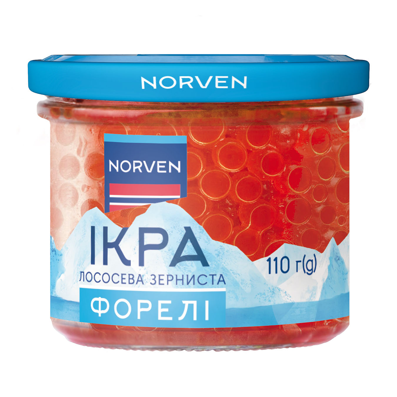 Salmon caviar Norven grainy trout 110g