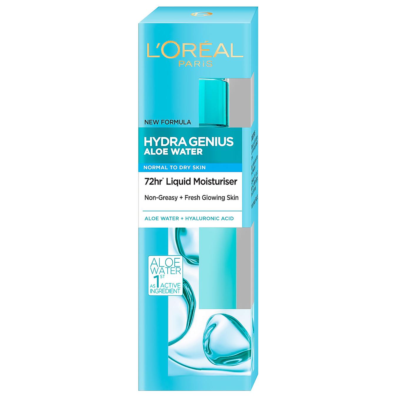 Gel-fluid L'Oreal Skin Expert Genius Moisturizing day moisturizer for normal skin and skin prone to dryness 70 ml