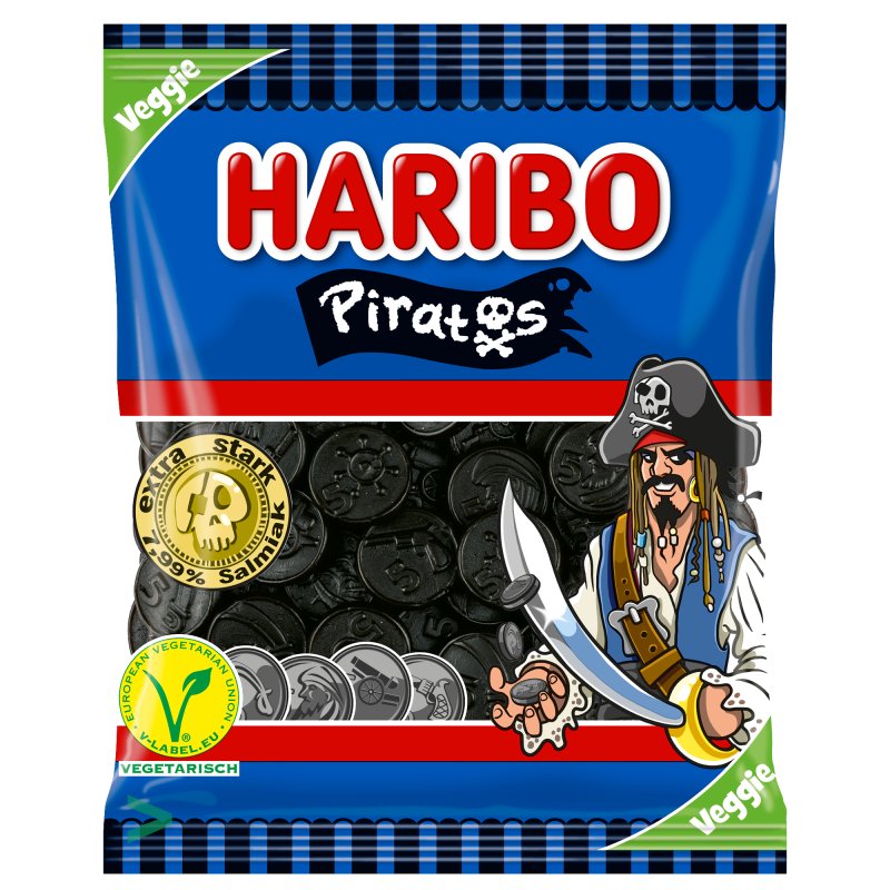 Цукерки Haribo жувальні пірати 175г