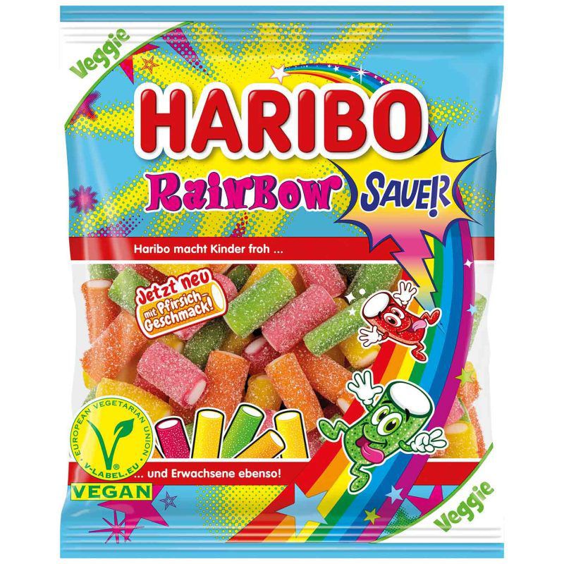 Конфеты Haribo жевательная сахарная радуга 160г