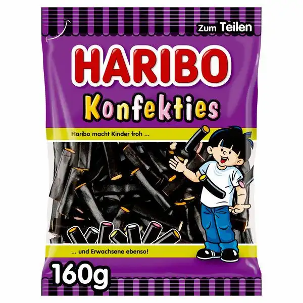 Haribo candies chewy fruit sticks 160g
