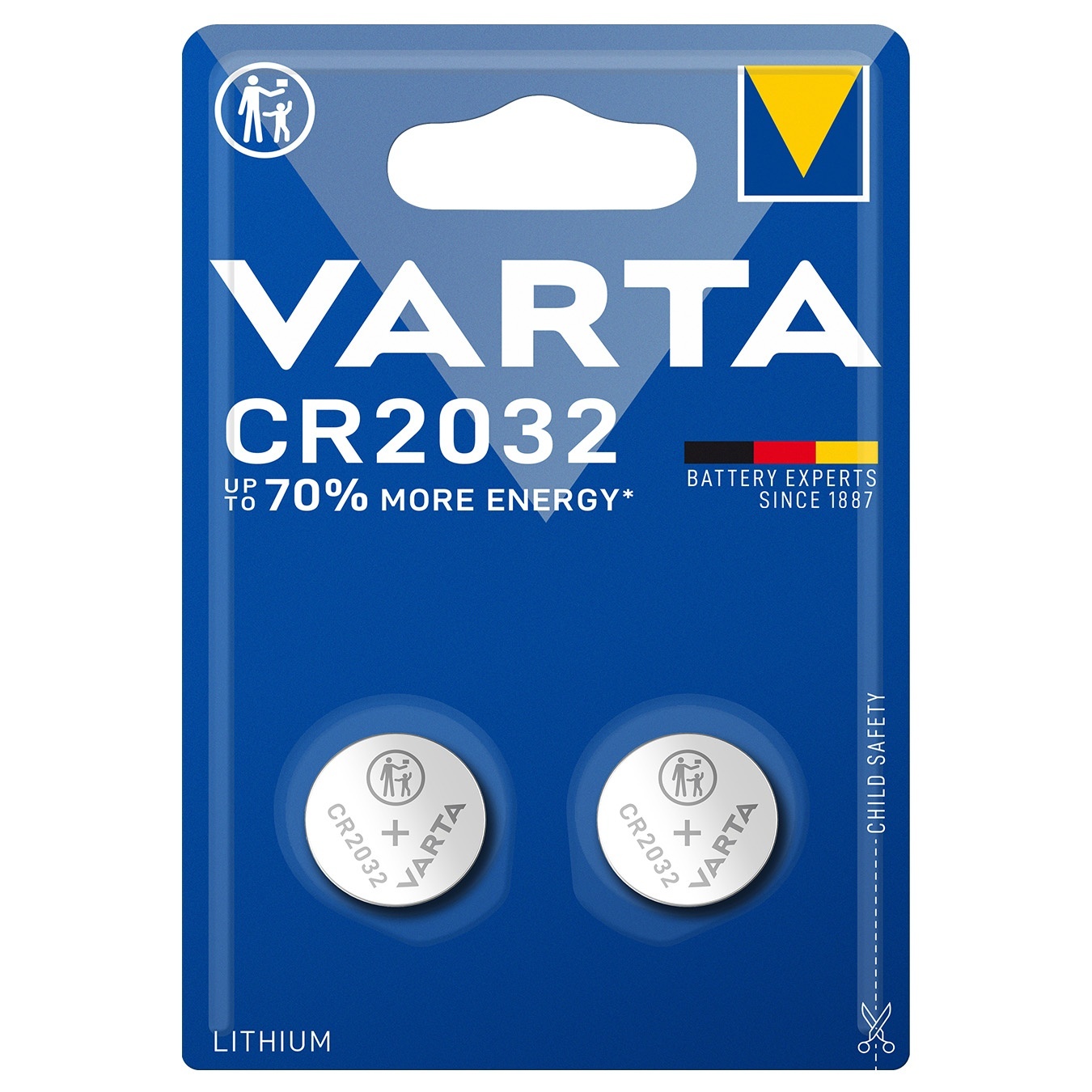 Батарейка Varta CR 2032 BLI 2 Lithium