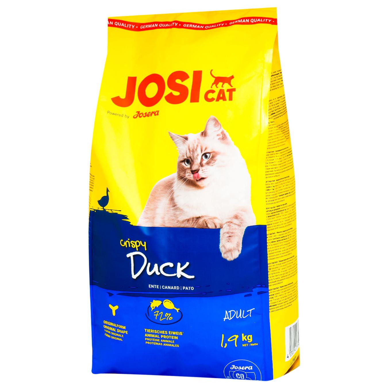 Корм Josicat для кошек сухой утка 1,9 кг