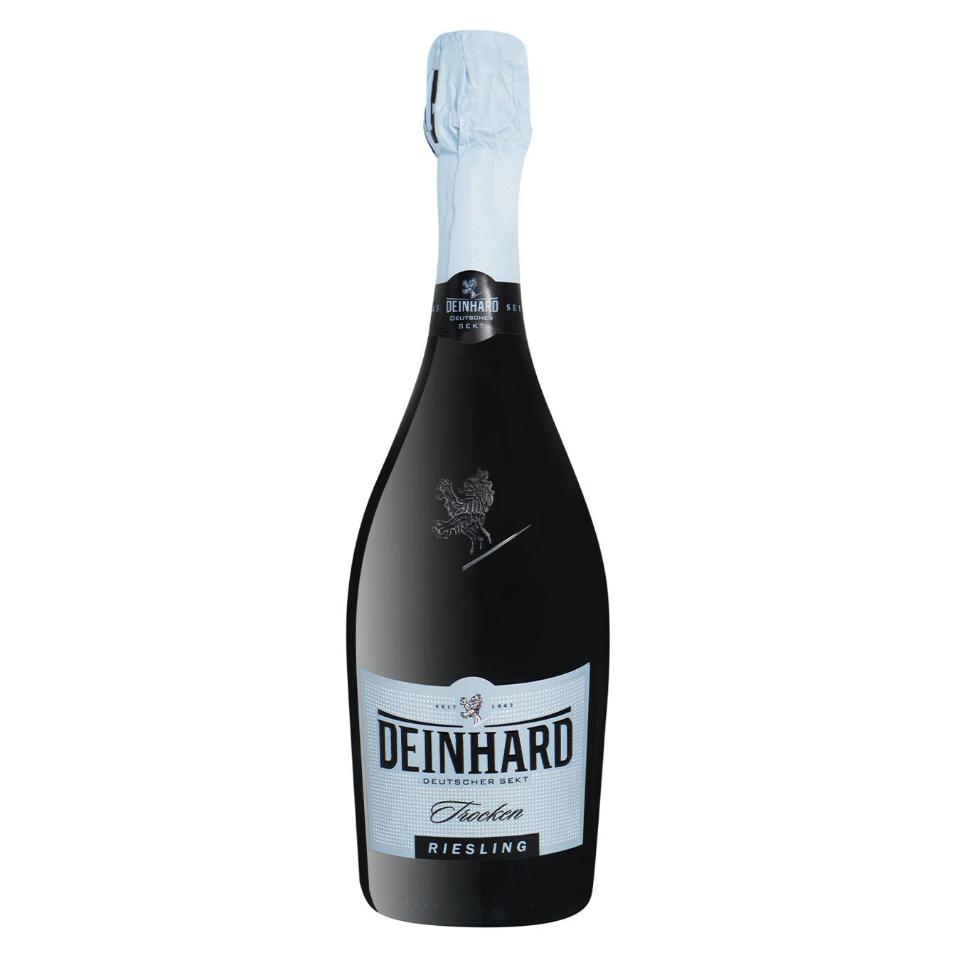 Вино игристое Deinhard Riesling Sekt белое сухое 12% 0,75л