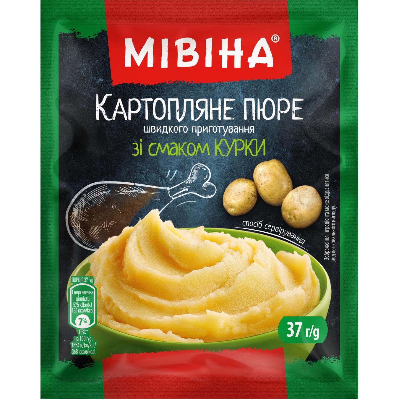 Mivina Chicken flavoured instant mashed potatoes 37g