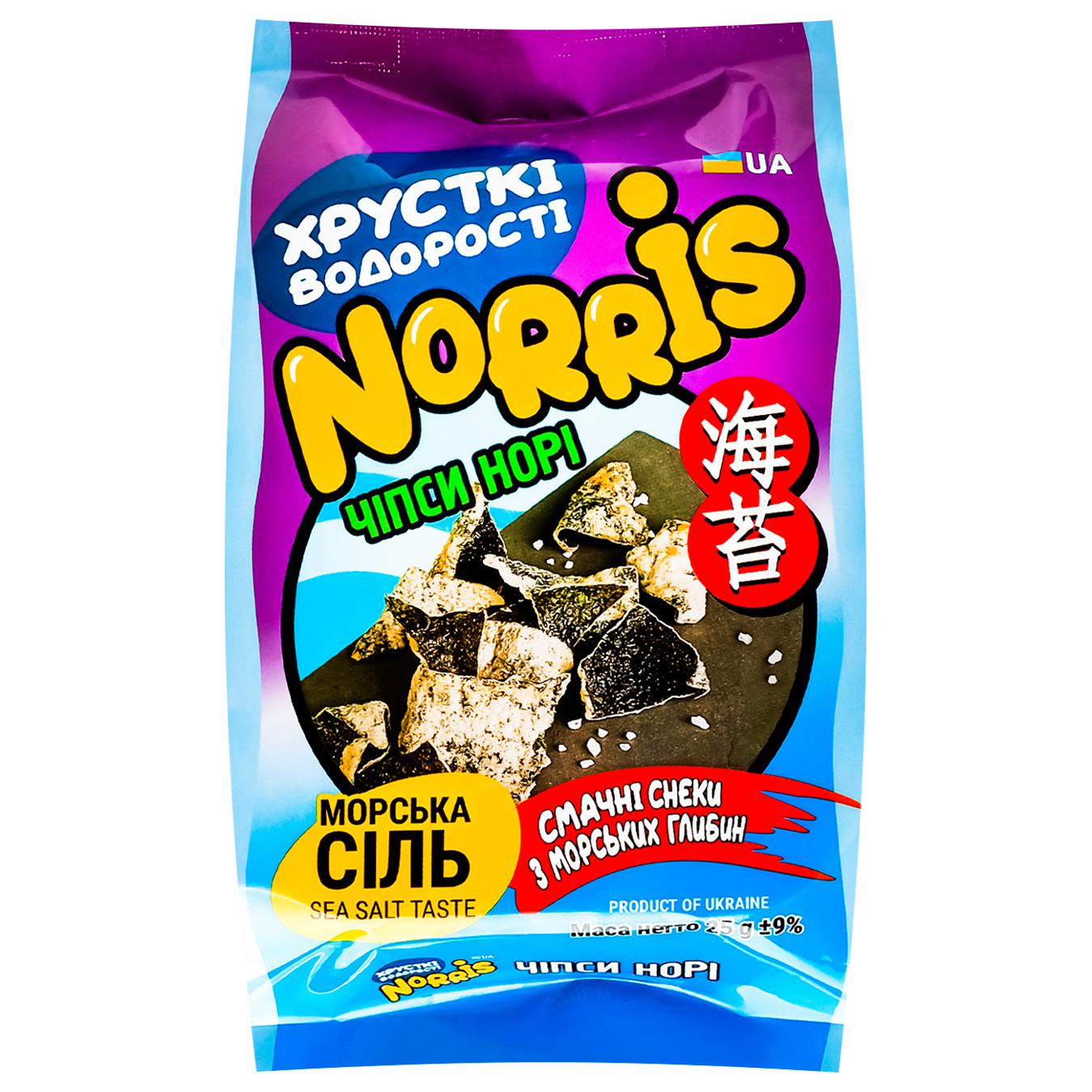 Norris nori chips with salt 25g