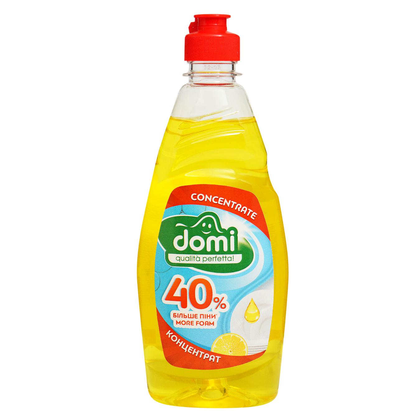 Domi dishwashing liquid concentrate Lemon 450 ml