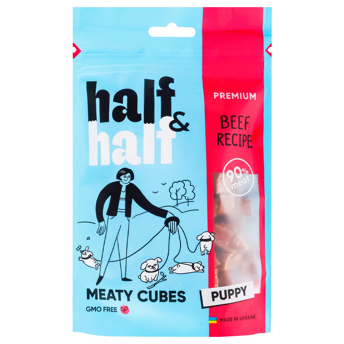 Half&Half treats for puppies with beef 100g