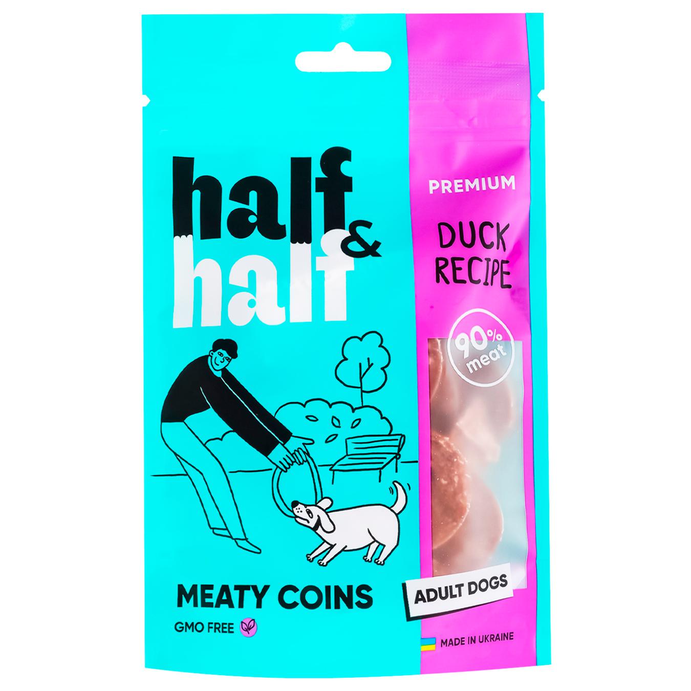 Half&Half treats for dogs with duck 100g