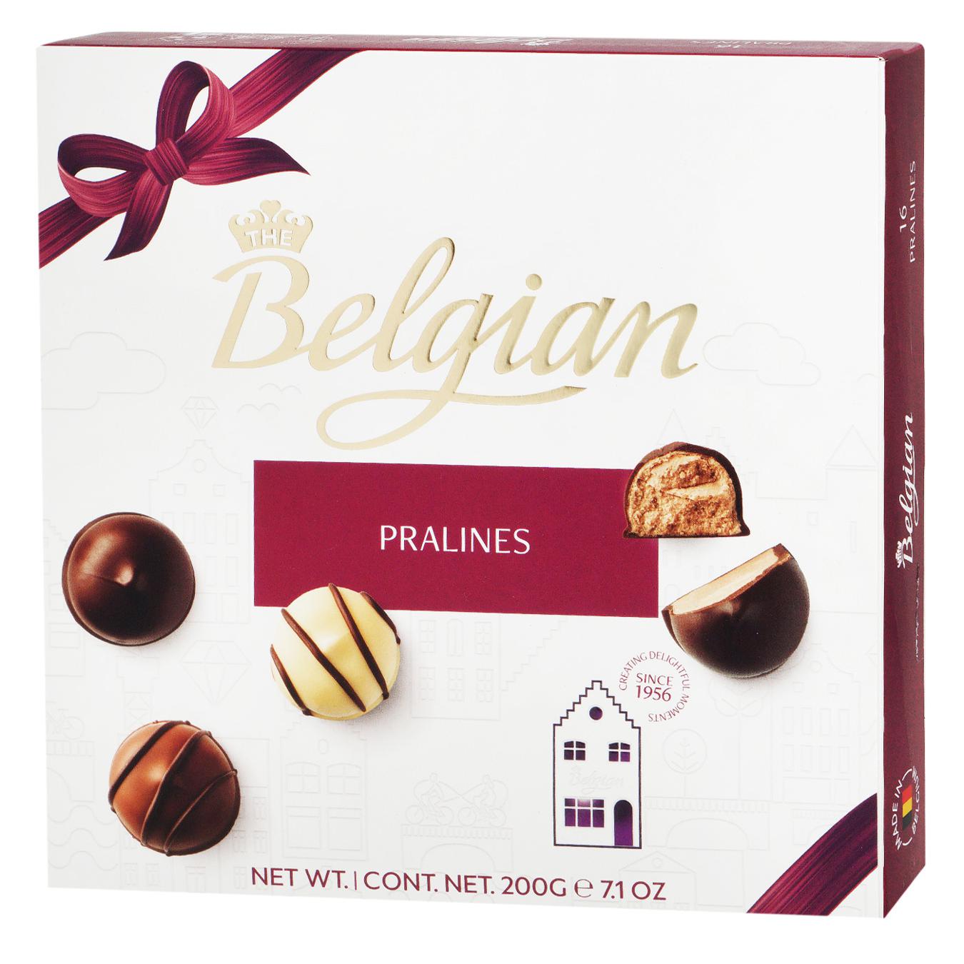 Belgian candies in a praline box 200g