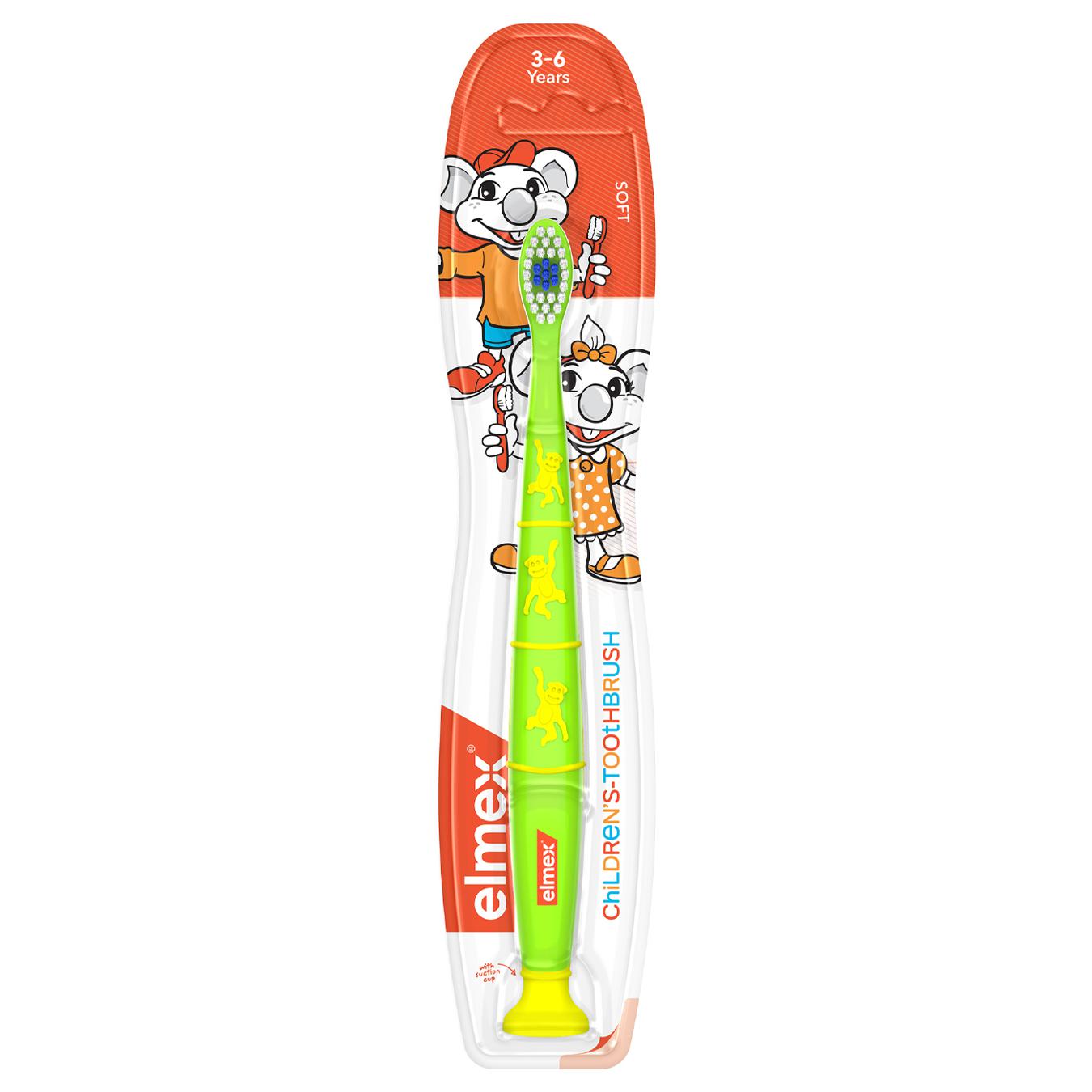 Elmex toothbrush for children from 3 to 6 years is soft