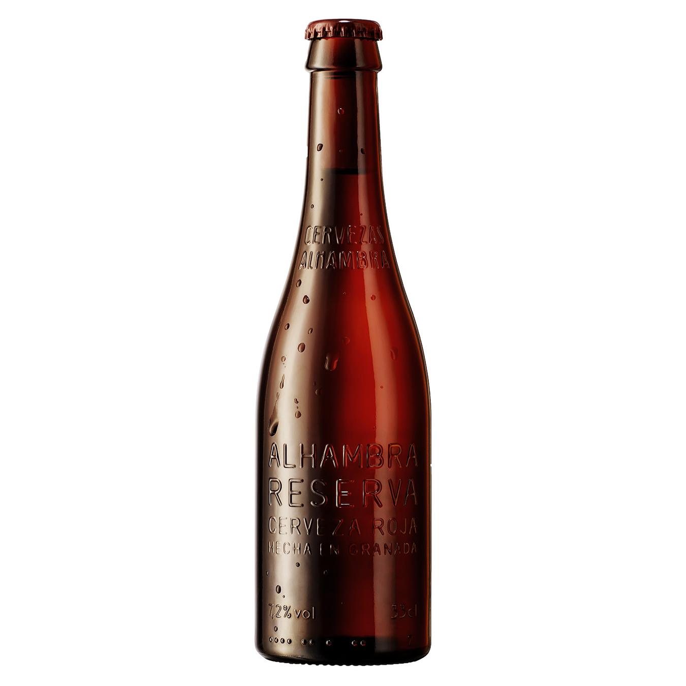 Пиво полутемное Alhambra Reserva Roja 7,2% 0,33л стекло