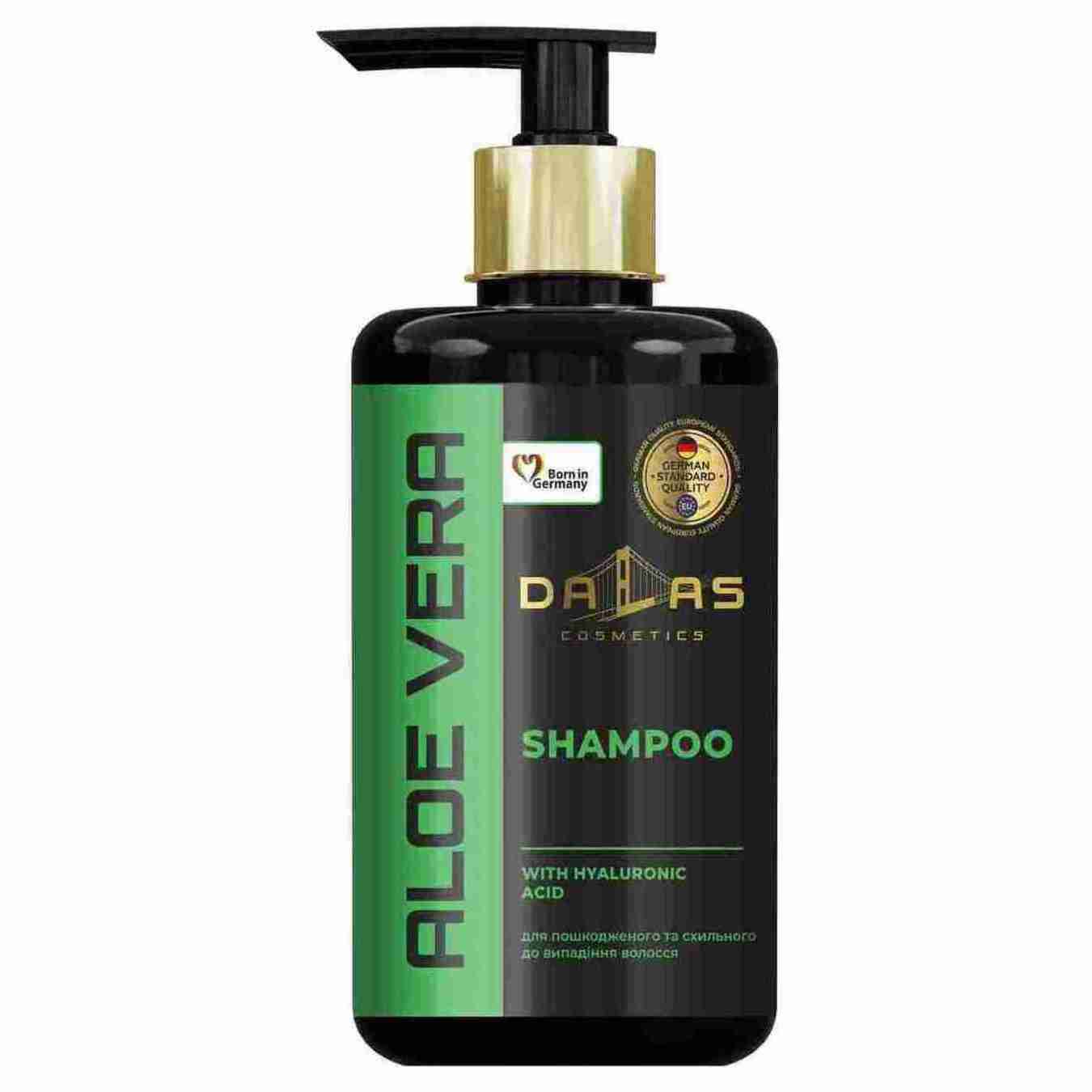 Шампунь DALAS для волос с гиалуроновой кислотой и натуральным соком алоэ 1000мл