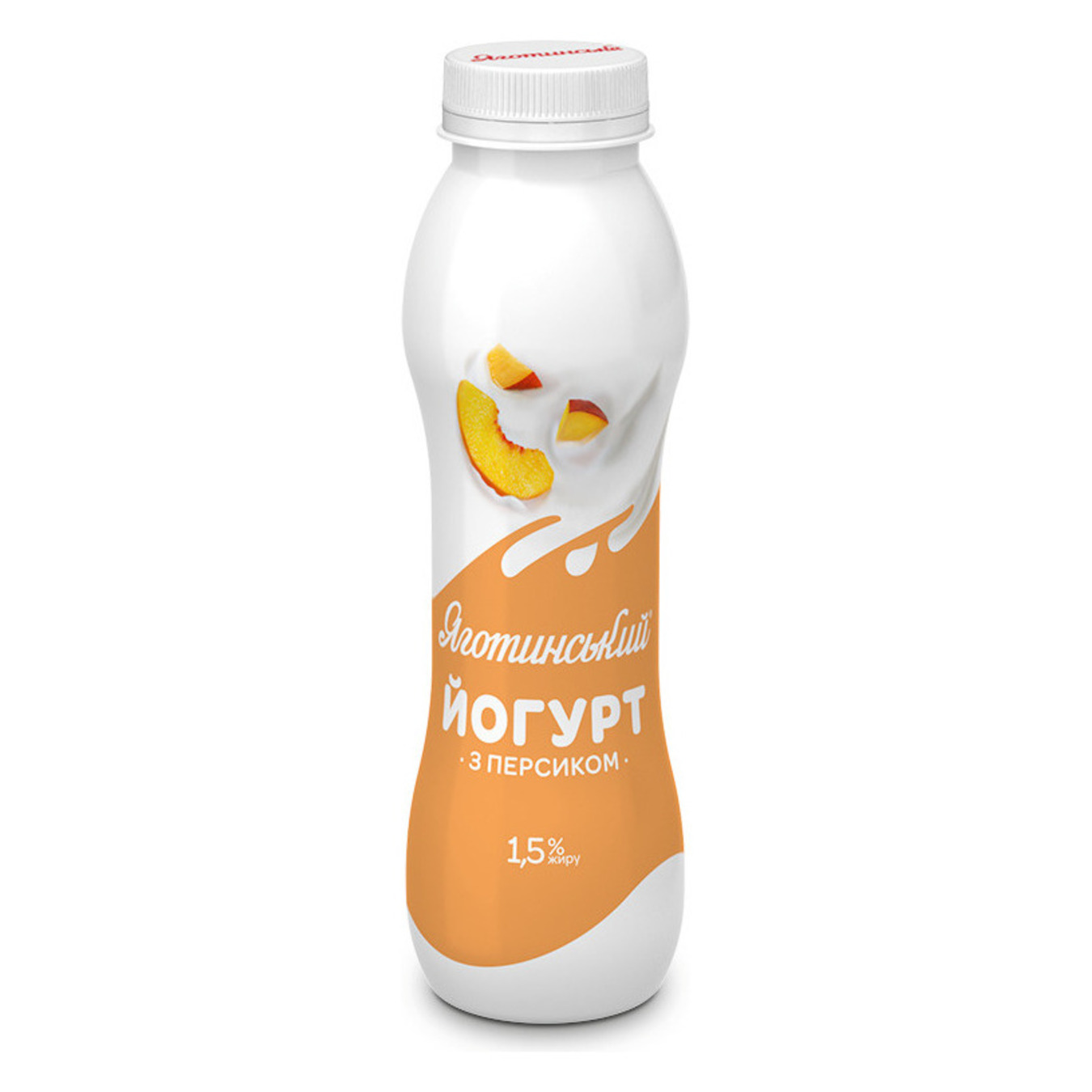 Йогурт Яготинский питьевой с наполнителем персик 1,5% 270г