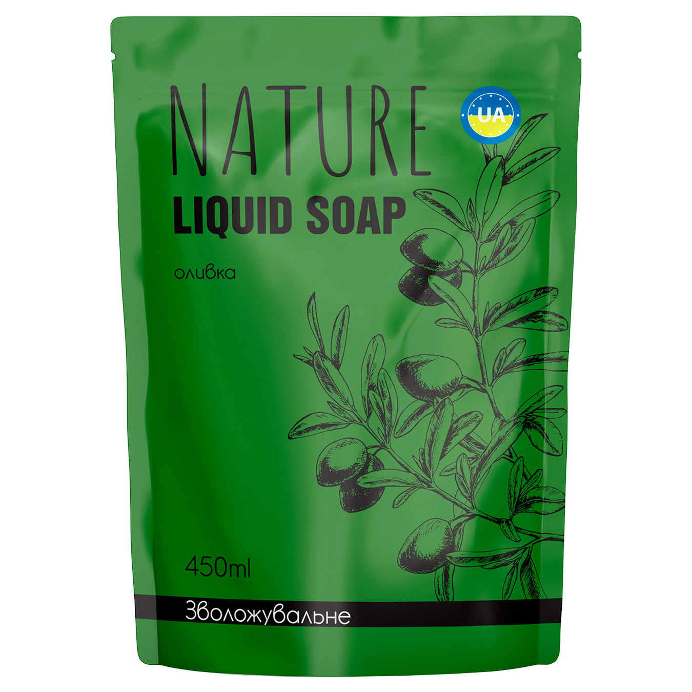 Olive liquid soap Bioton cosmetics 450 ml