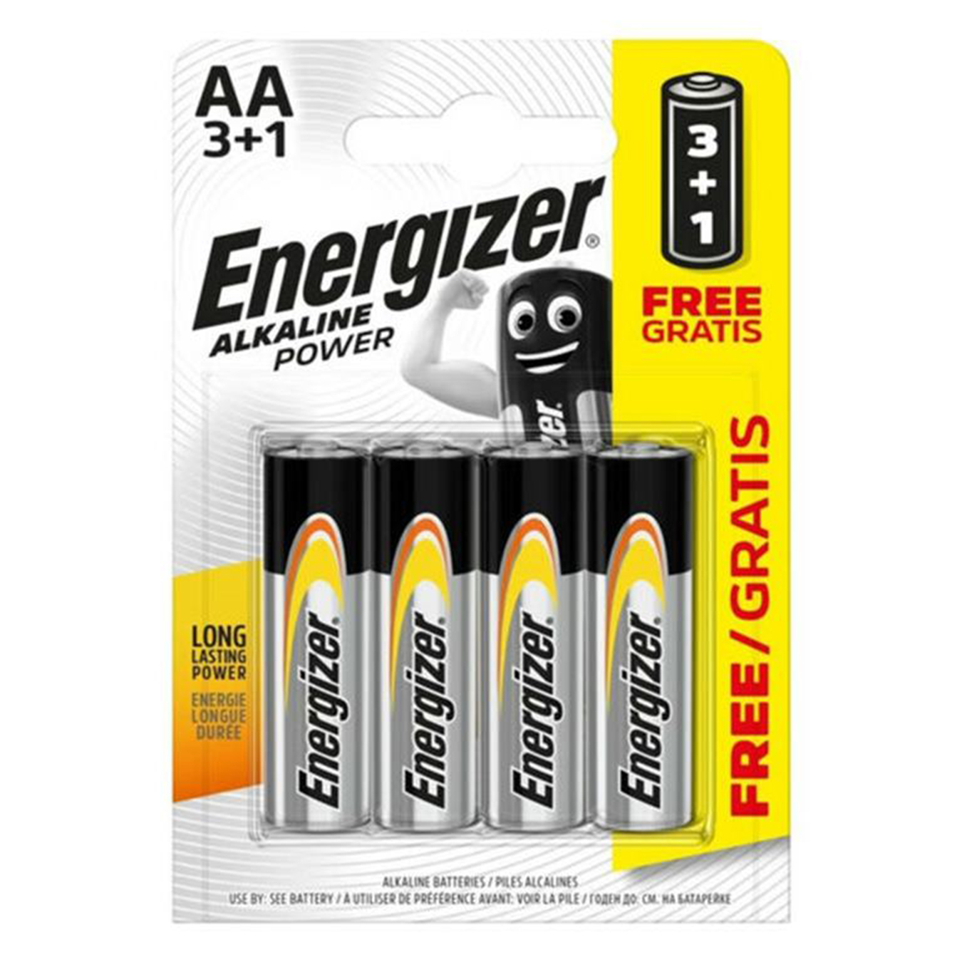 Battery ENERGIZER alkaline blister AA 4 pcs