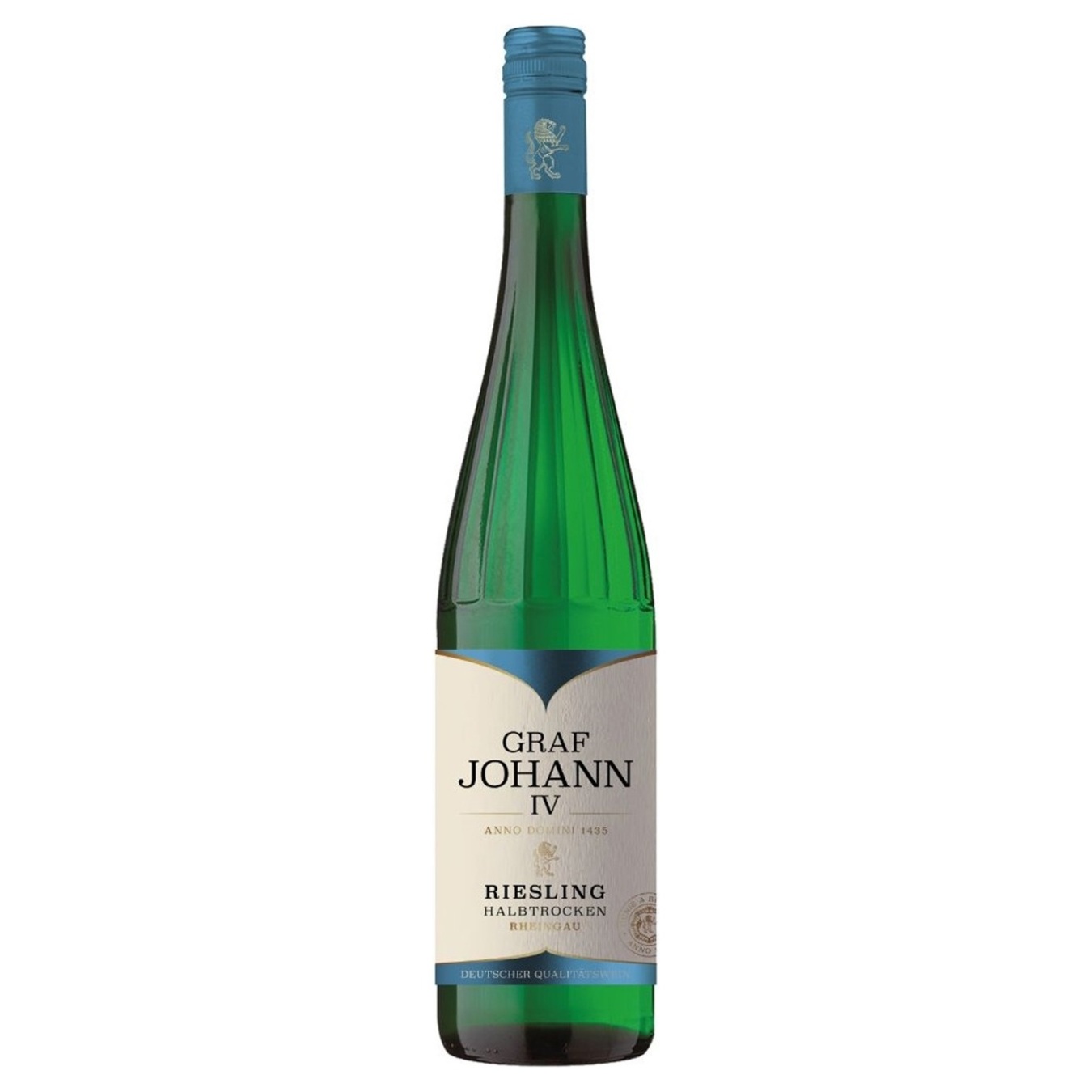 Wine Graf Johann IV Riesling Halbtrocken VIS white semi-dry 11.5% 0.75 l