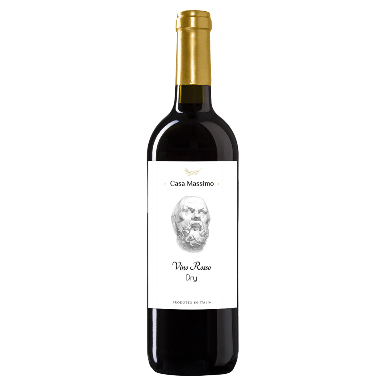 Вино Casa Massimo Rosso червоне сухе 10,5% 0,75л