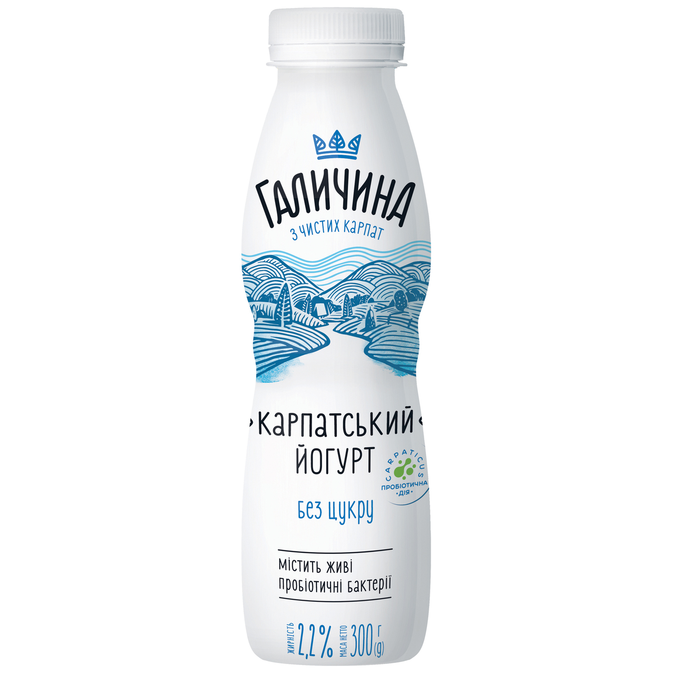 Galychyna Carpathian Sugar-Free Yogurt 2,2% 300g