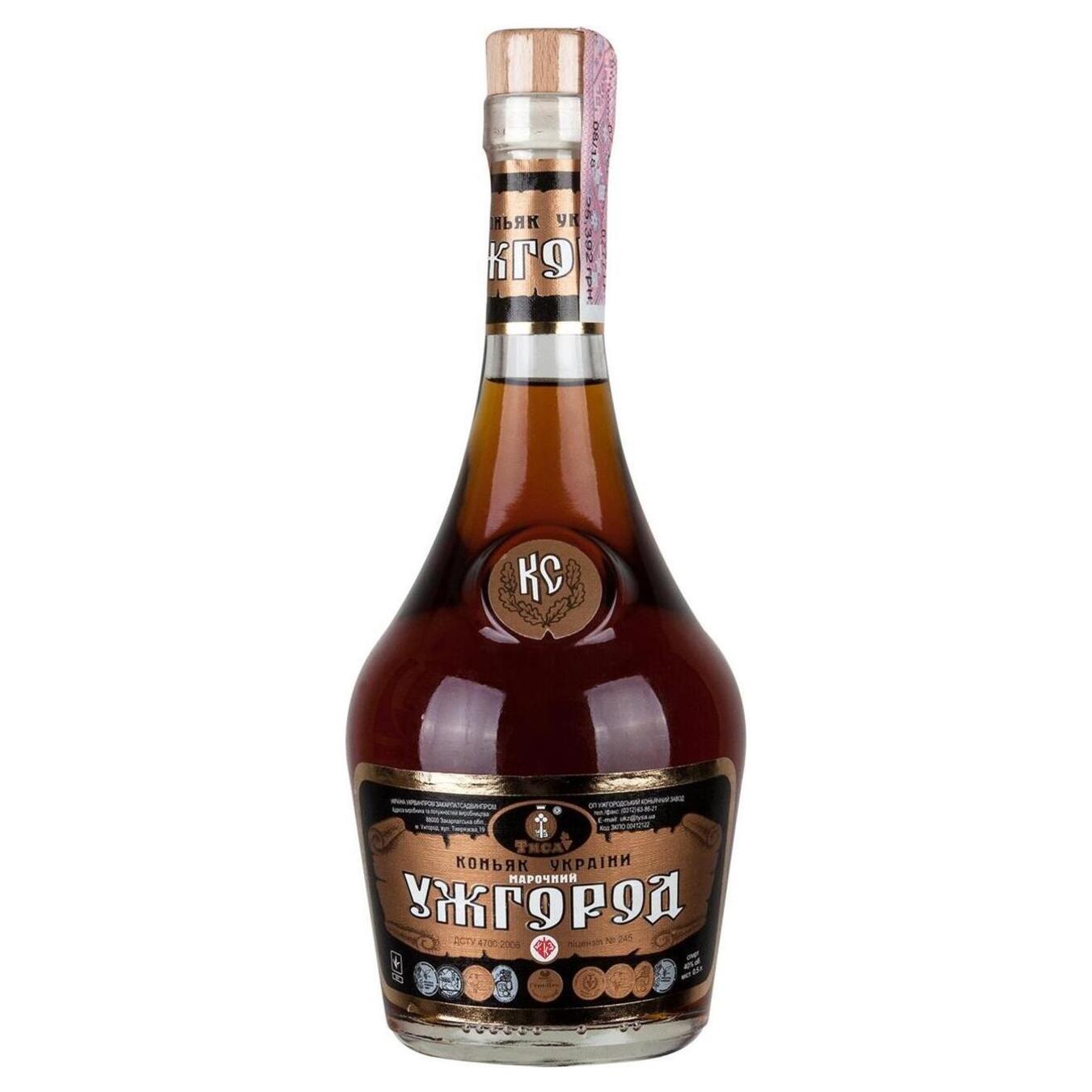 Tisa Uzhgorod OC cognac 40% 0,5l