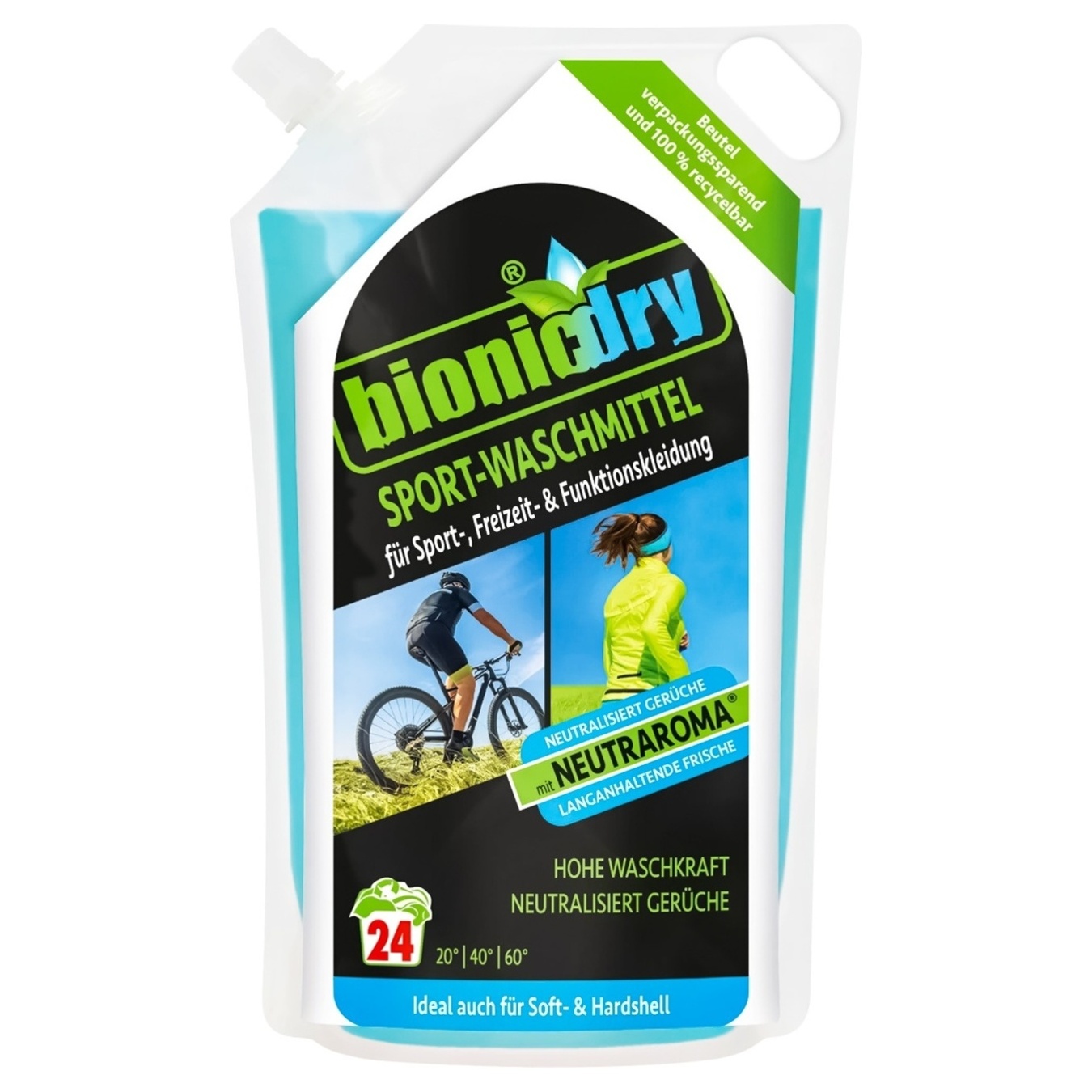 Bionicdry gel for washing sports and membrane clothes 960 ml