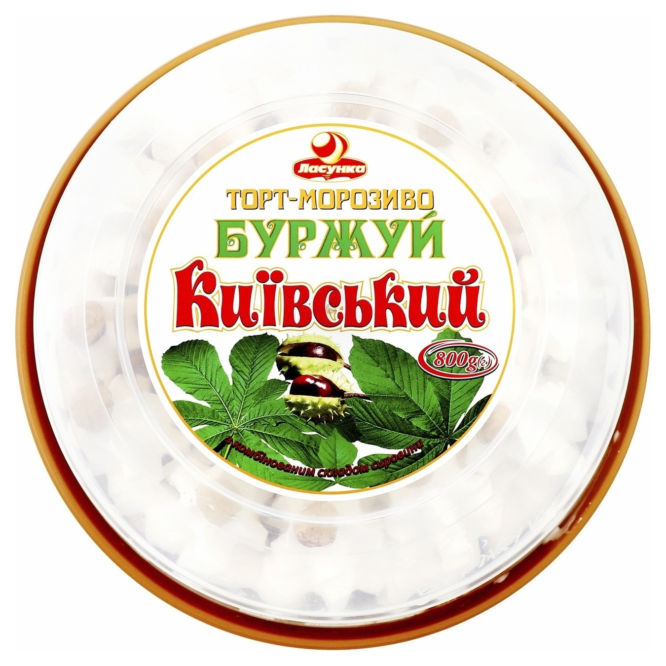 Ice cream Lasunka Kyiv cake 800g