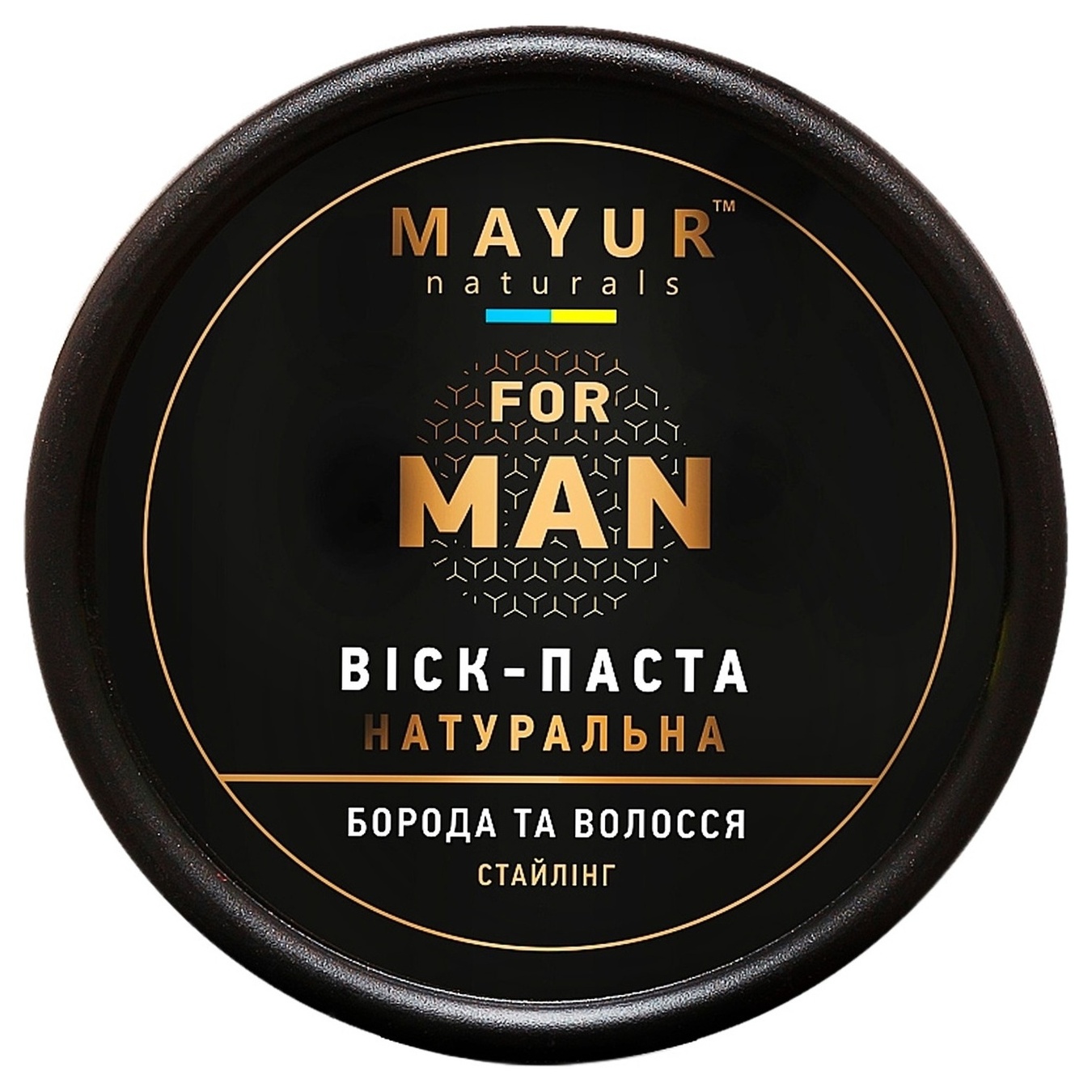 Віск-паста Mayur для стайлінгу бороди та волосся натуральний 50мл