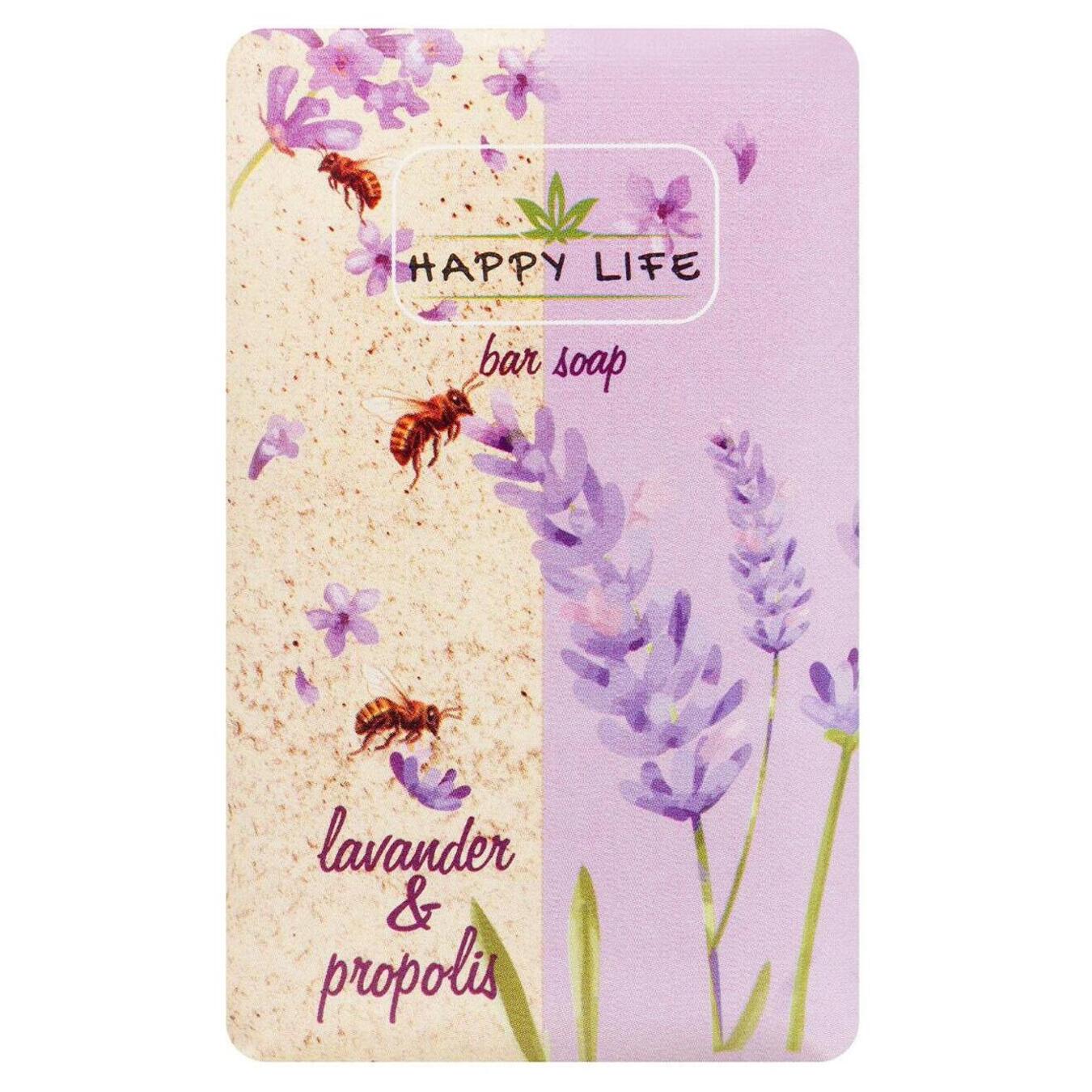 Happy Life solid soap lavender and propolis 180g