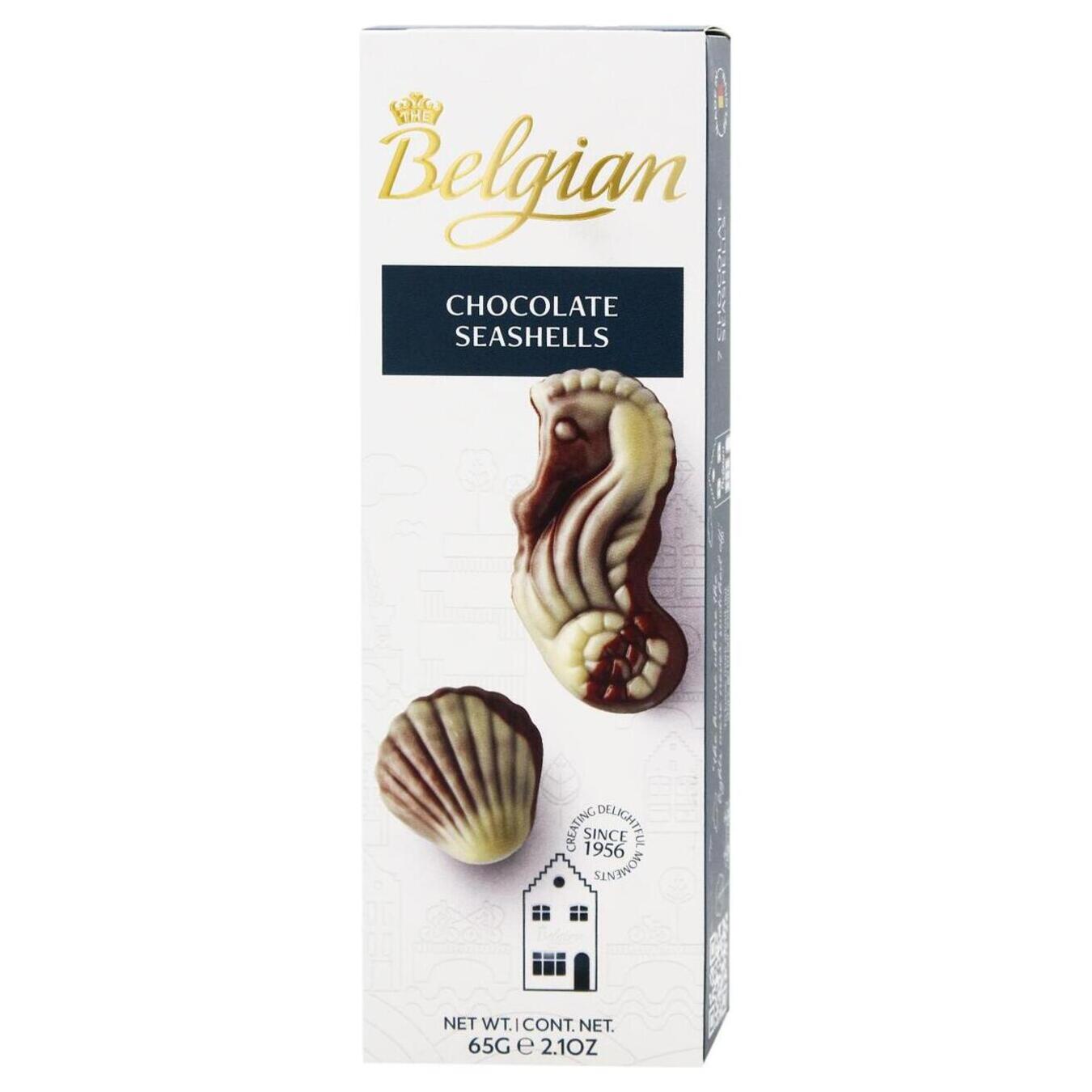 Belgian candies in a shell box 65g