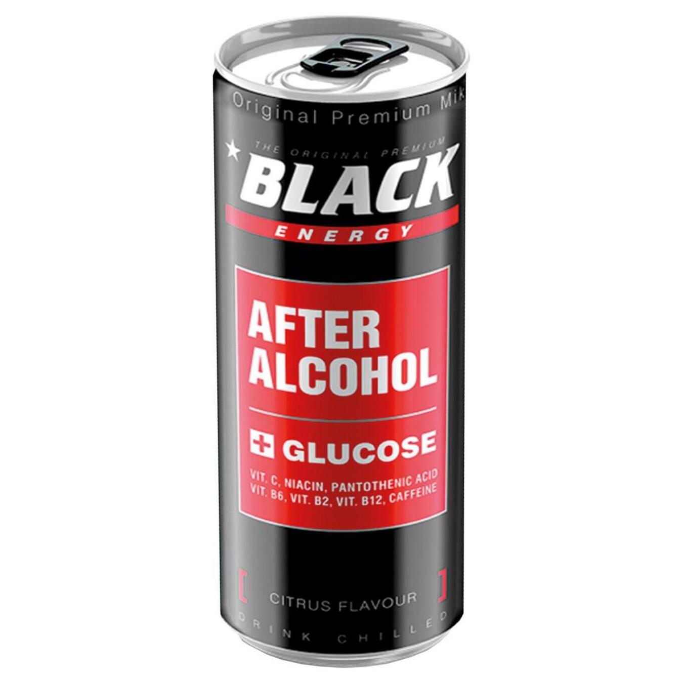 Напій Black Energy After alcohol енергетичний 0,25л залізна банка