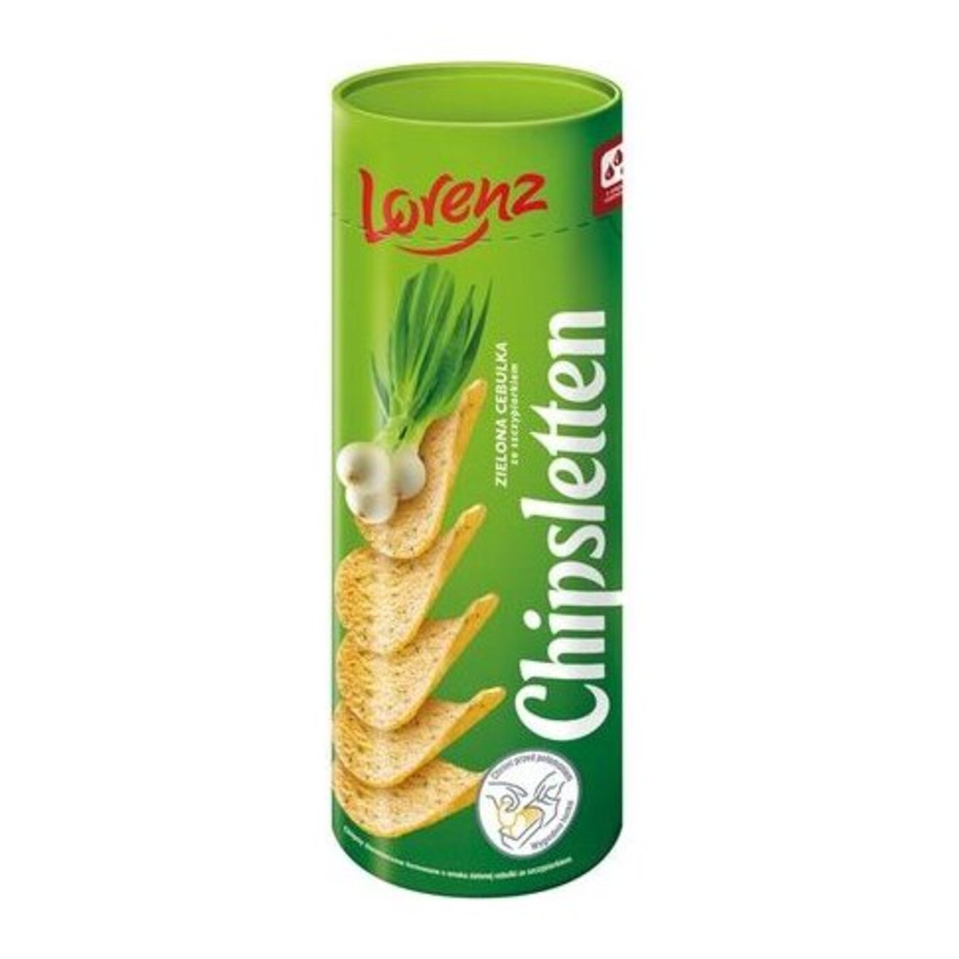 Чипсы Lorenz картофельные со вкусом сметаны и зеленые 100Г