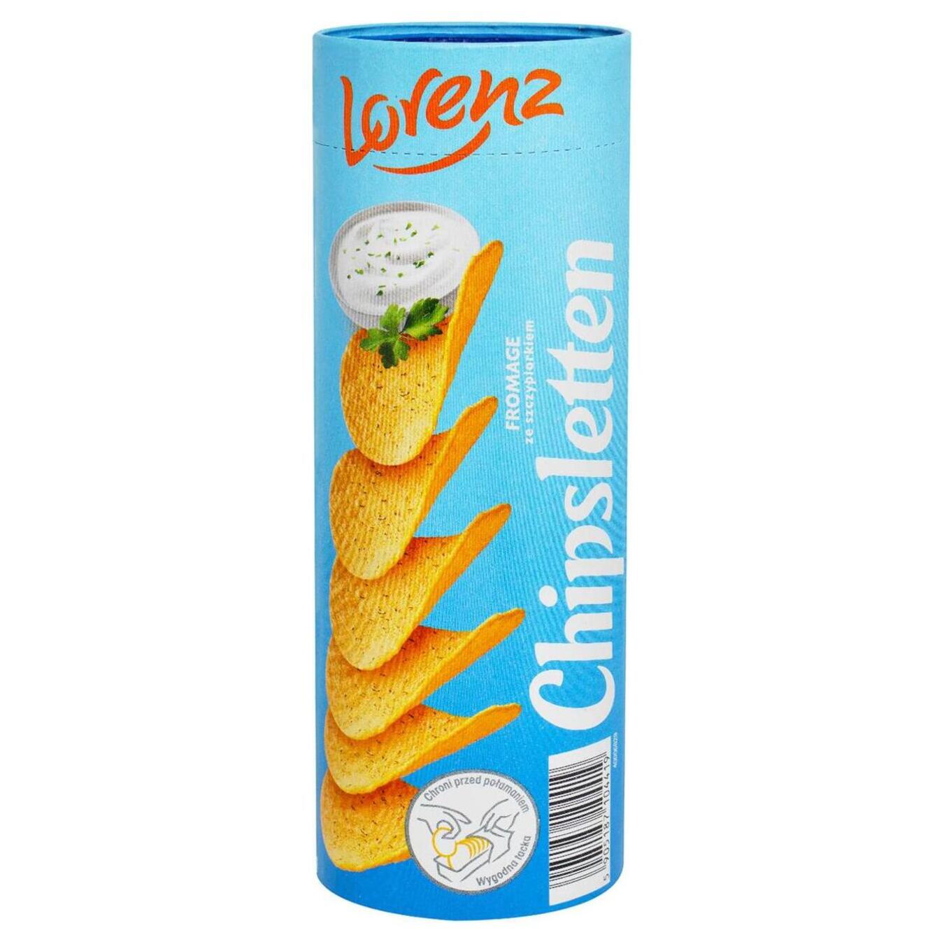Чіпси Lorenz картопляні зі смаком сиру  100г