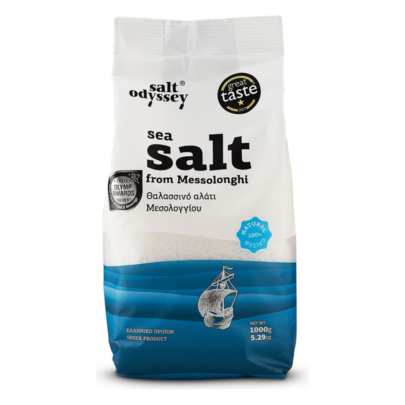 Salt Odyssey From Messolonghi Sea Salt 1kg