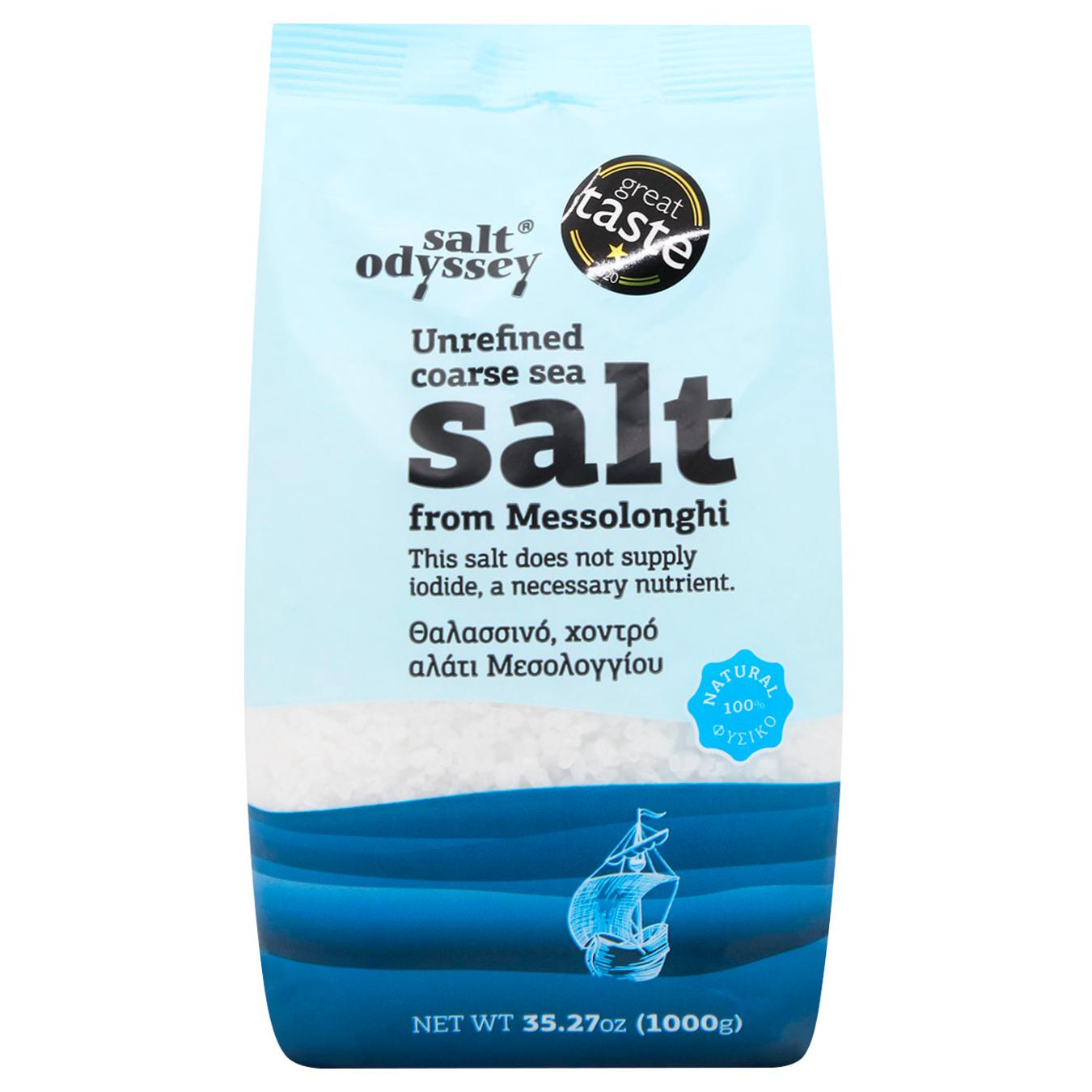 Сіль Salt Odyssey морська з Мессолонгі велика 1кг