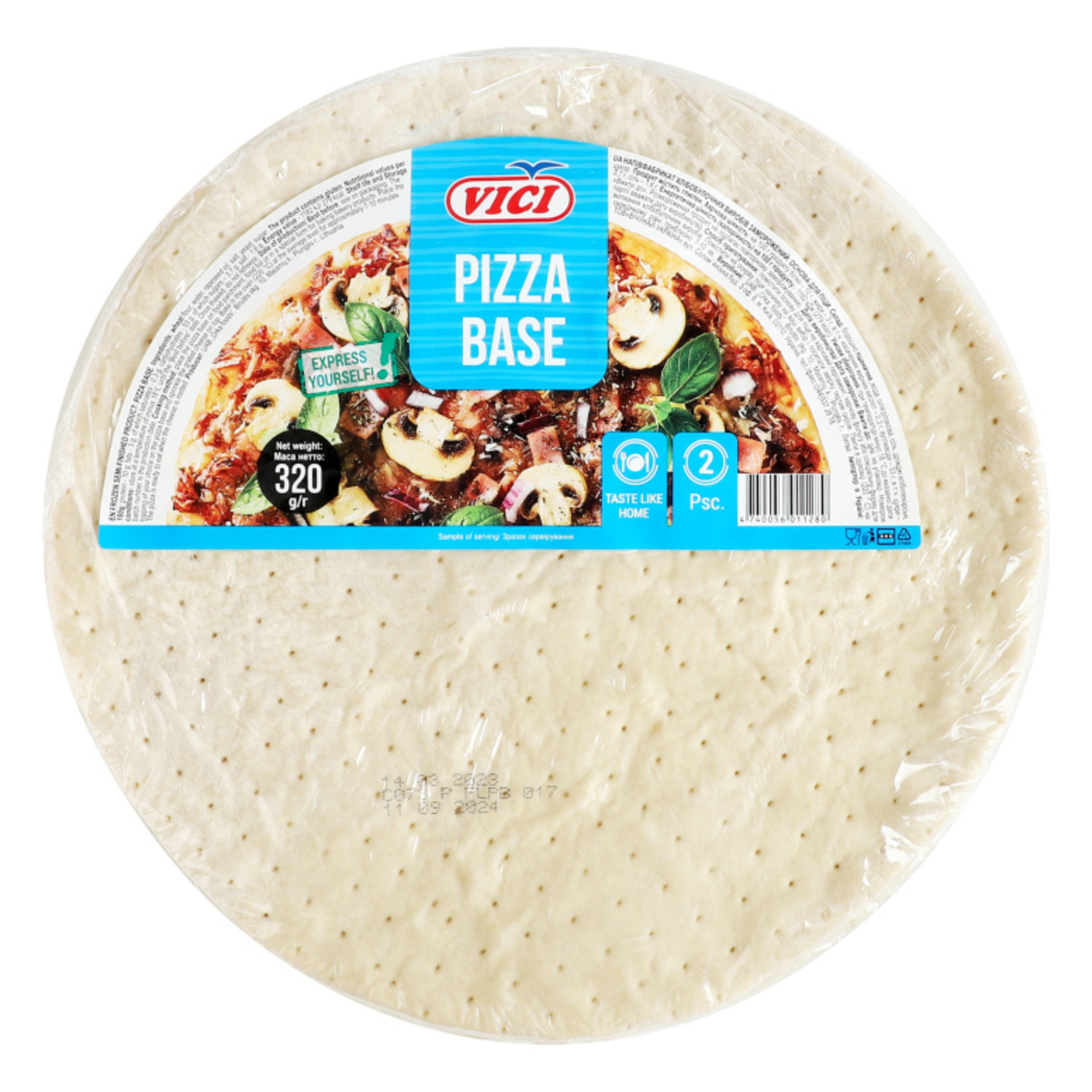 VIČI Frozen Dough For Pizza 320g