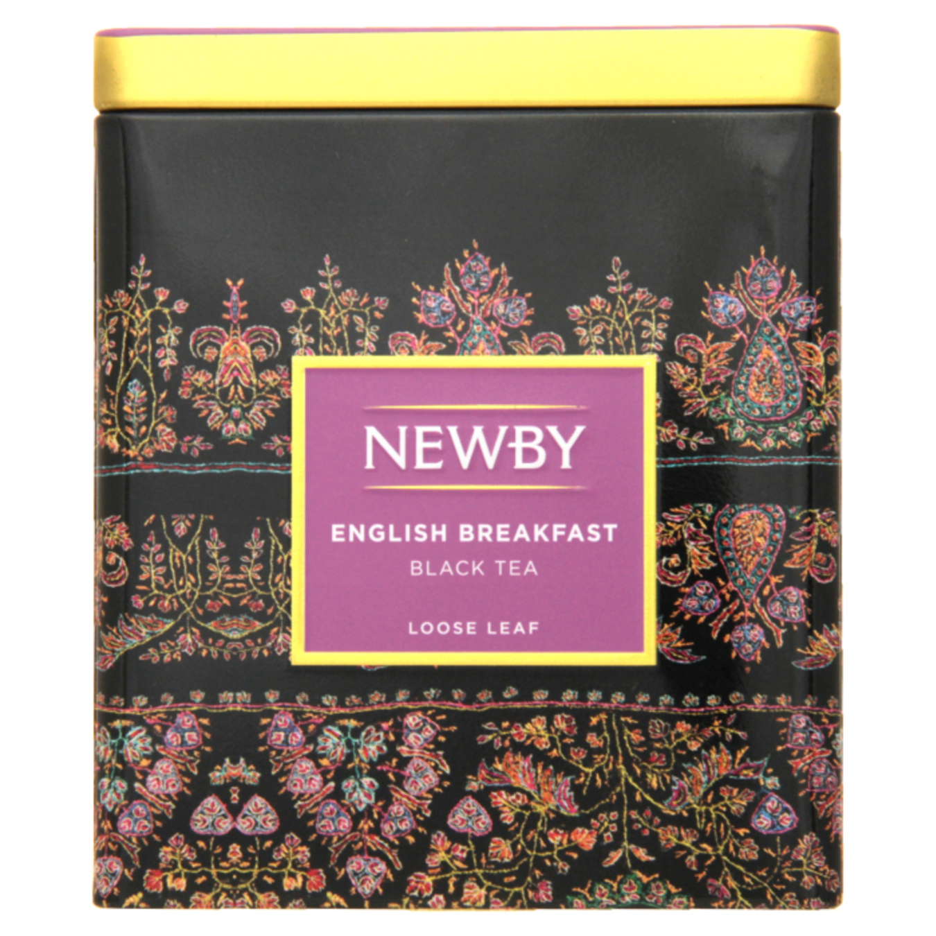 Black tea Newby English Breakfast iron can 125g