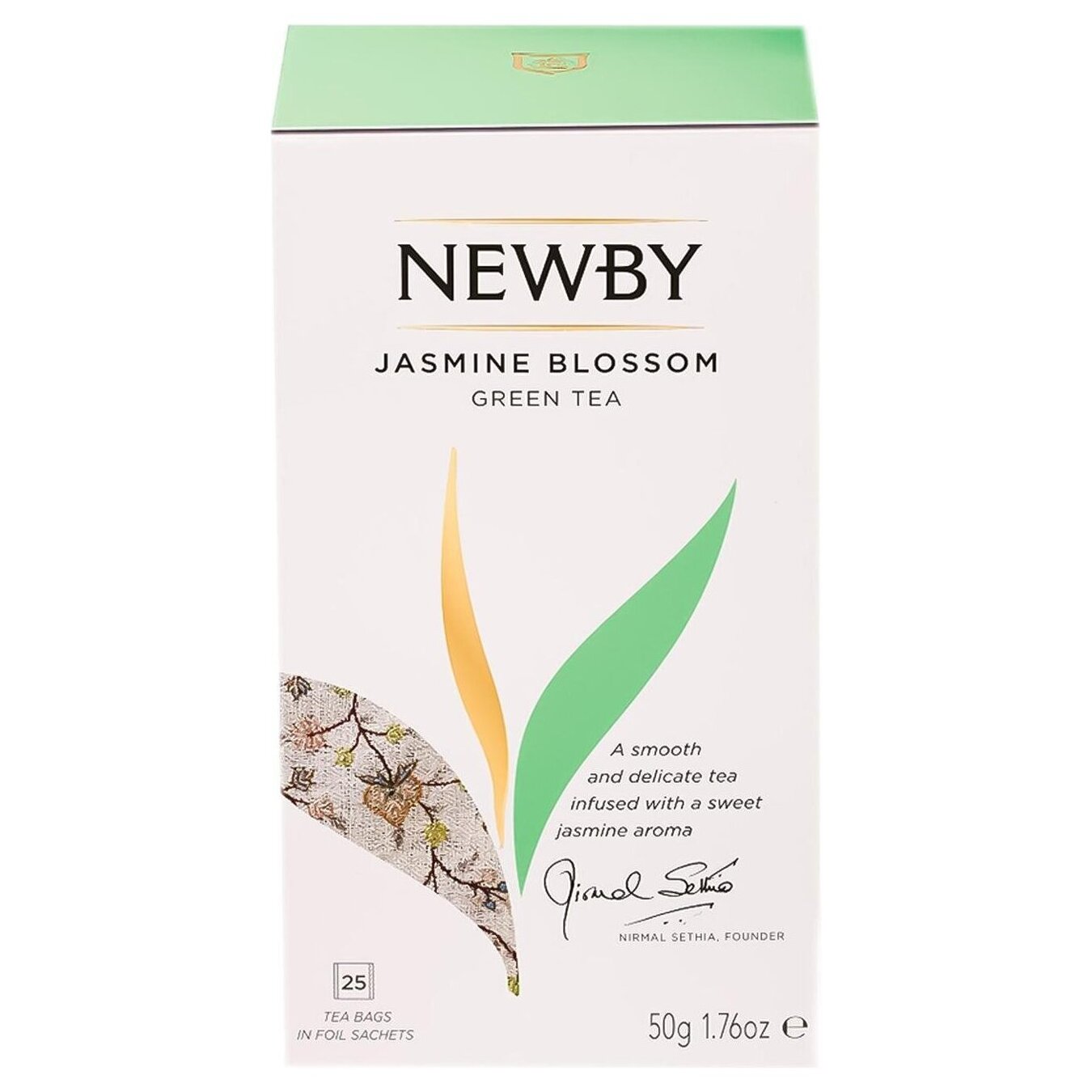 Чай зеленый Newby Jasmine Blossom 25шт*2г