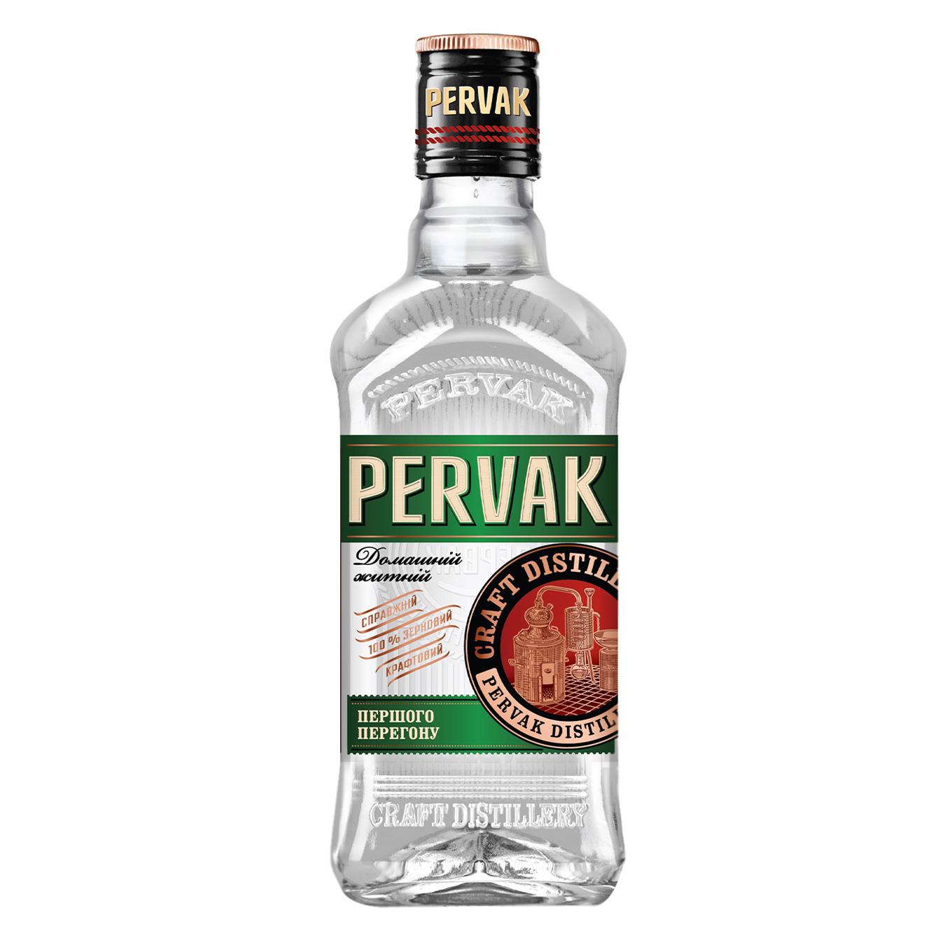 Vodka Pervak Homemade Rye First Distillation 40% 0.5 l