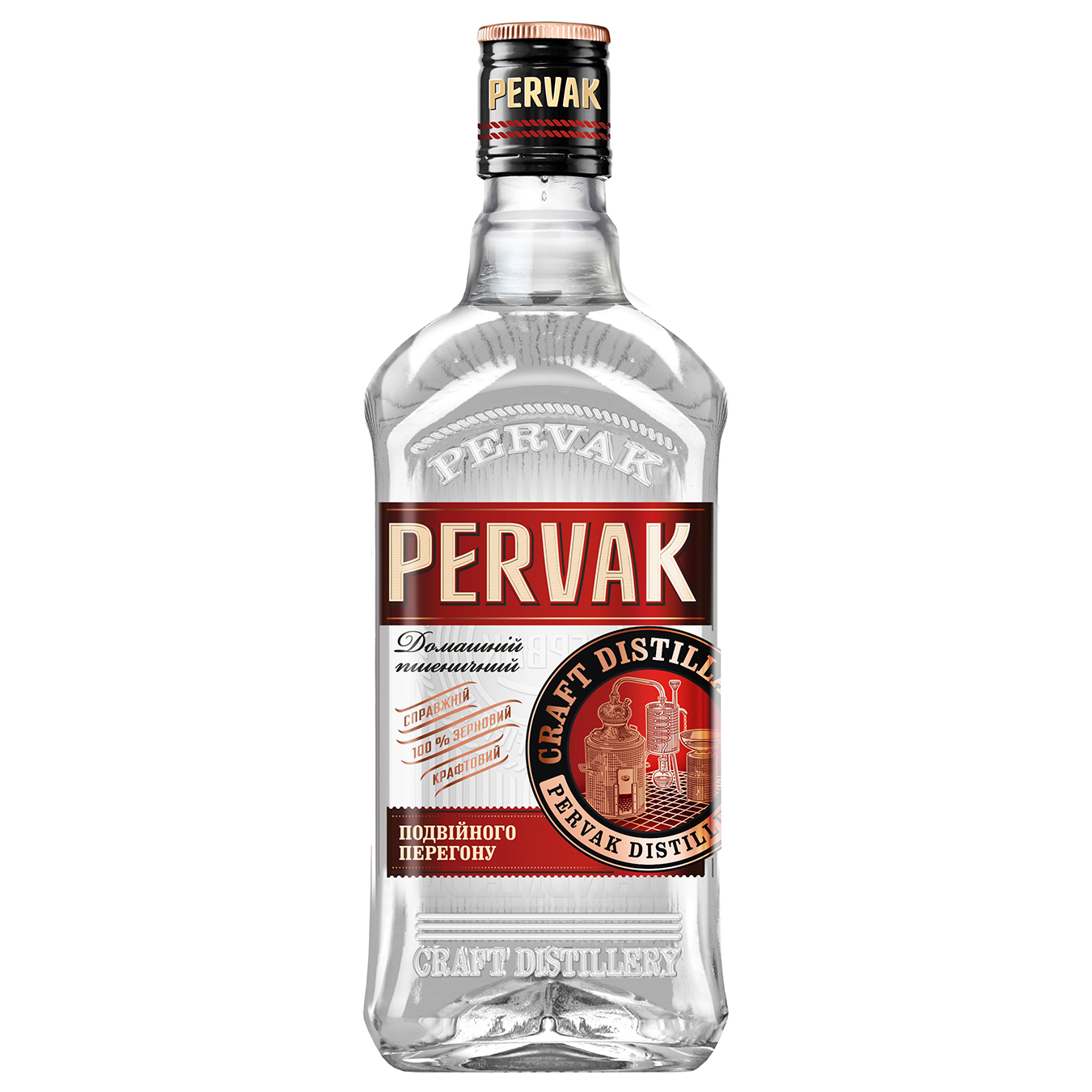 Pervak ​​Homemade wheat double filtration special vodka 40% 0,7l