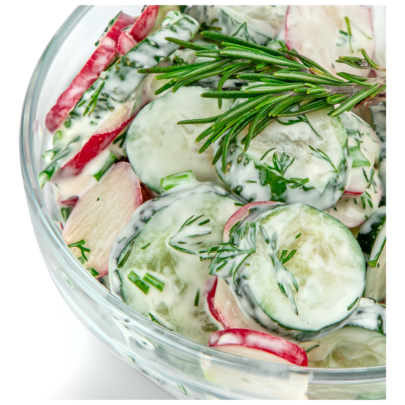 Radish and cucumber salad